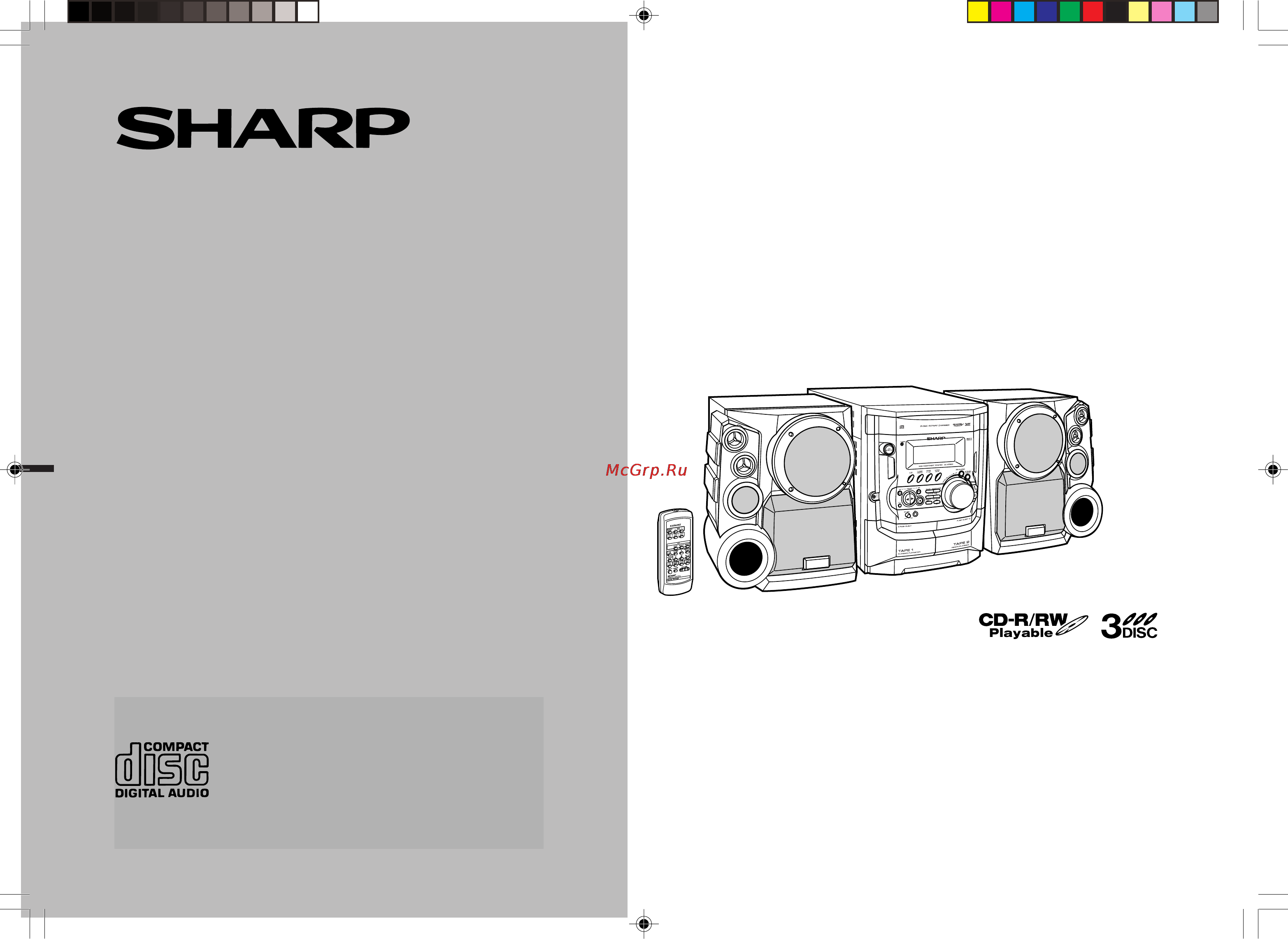 Sharp CD-XP500WR Инструкция по эксплуатации онлайн
