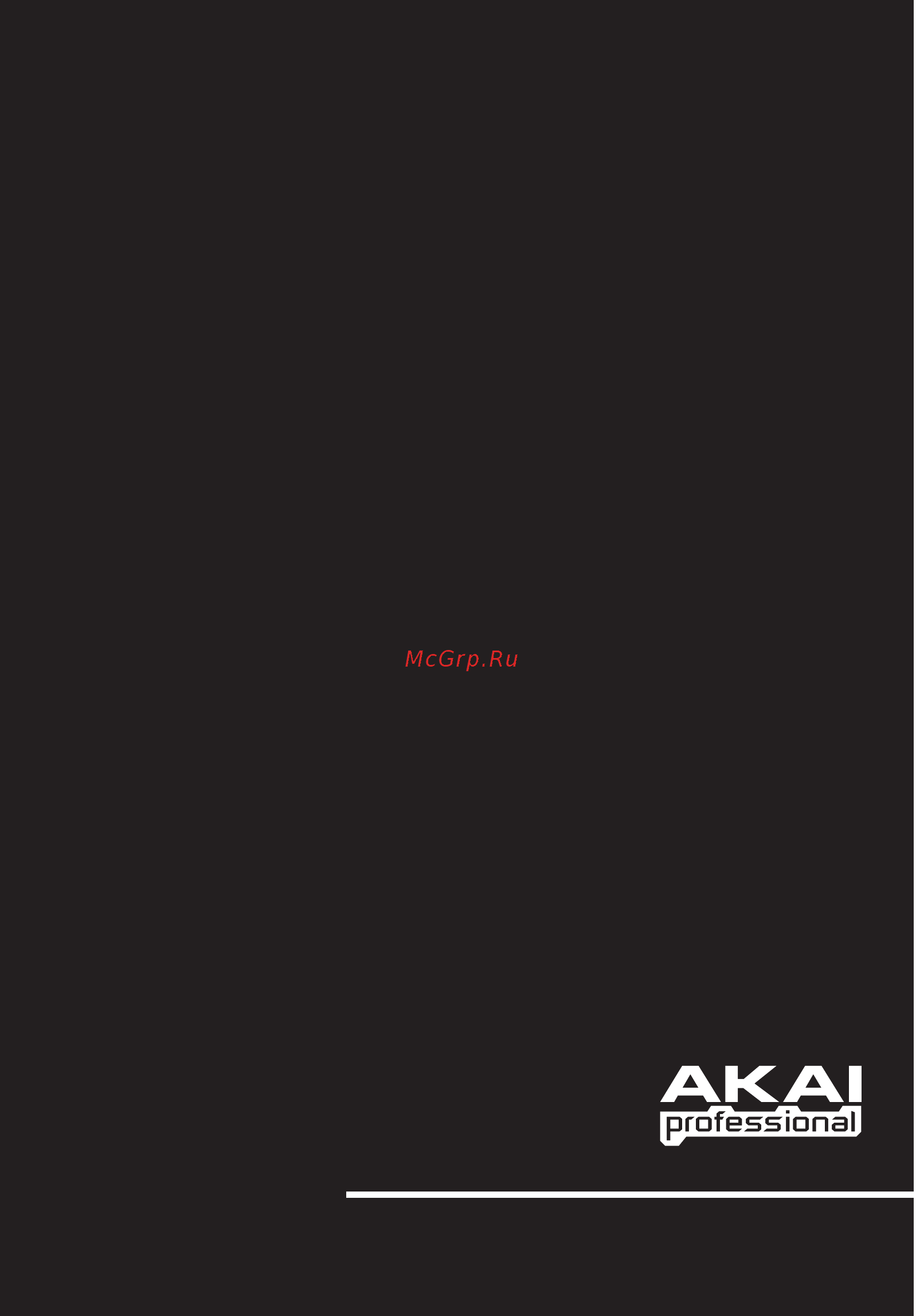 Akai MPK61 Инструкция по эксплуатации онлайн [20/20] 49