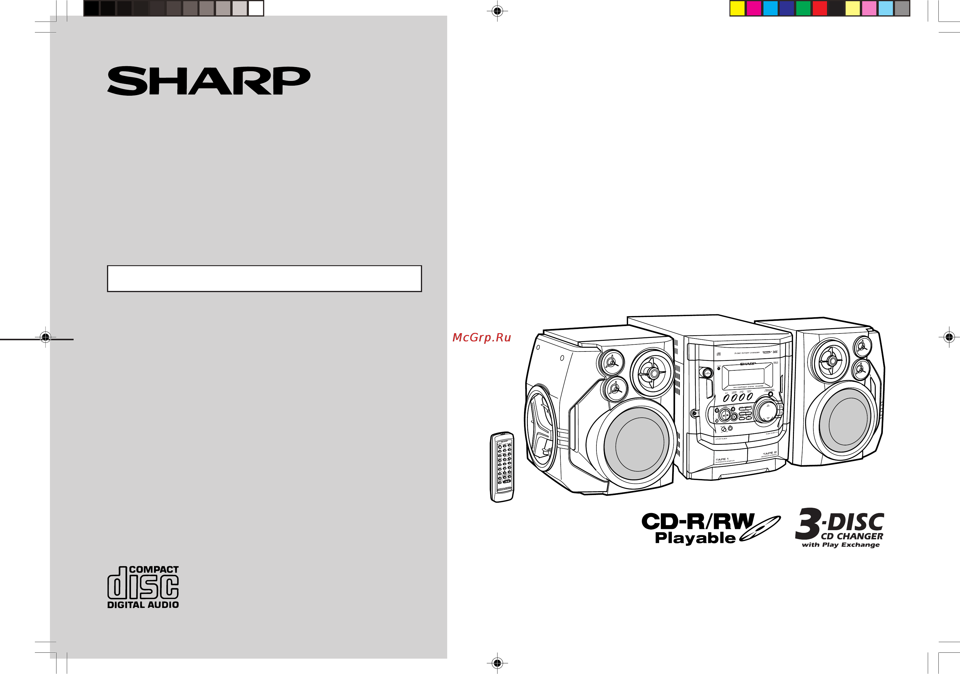 Sharp CD-XP360WR Инструкция по эксплуатации онлайн