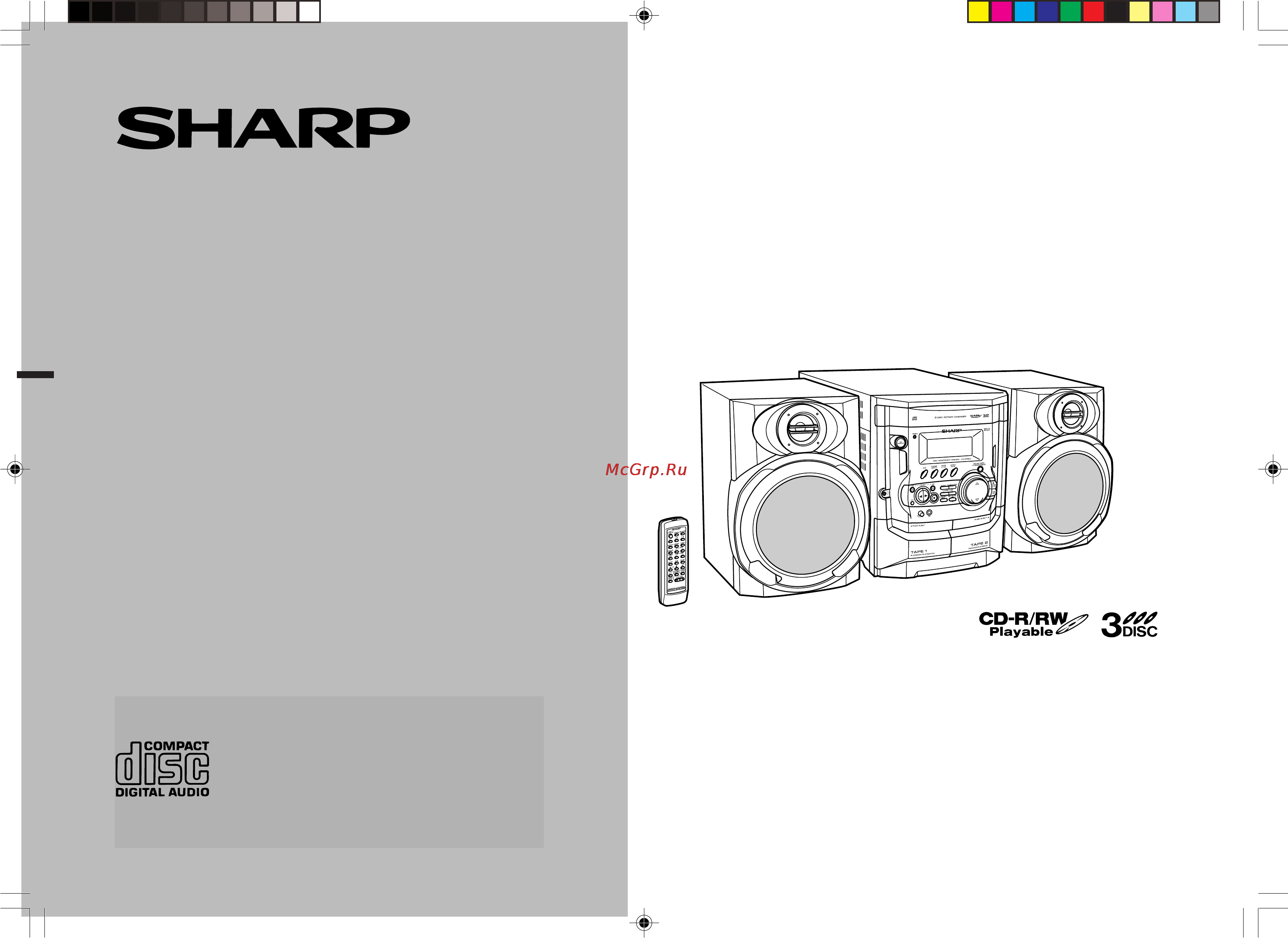 Sharp CD-XP300WR Инструкция по эксплуатации онлайн