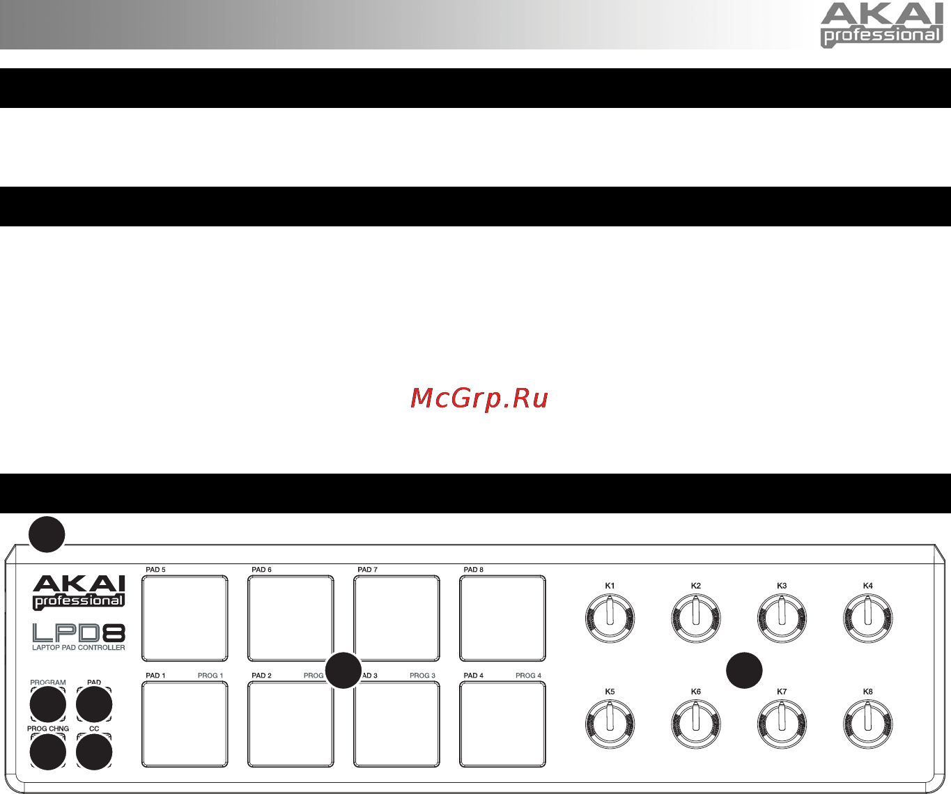 Akai LPD8 [2/6] Диск с программным обеспечением