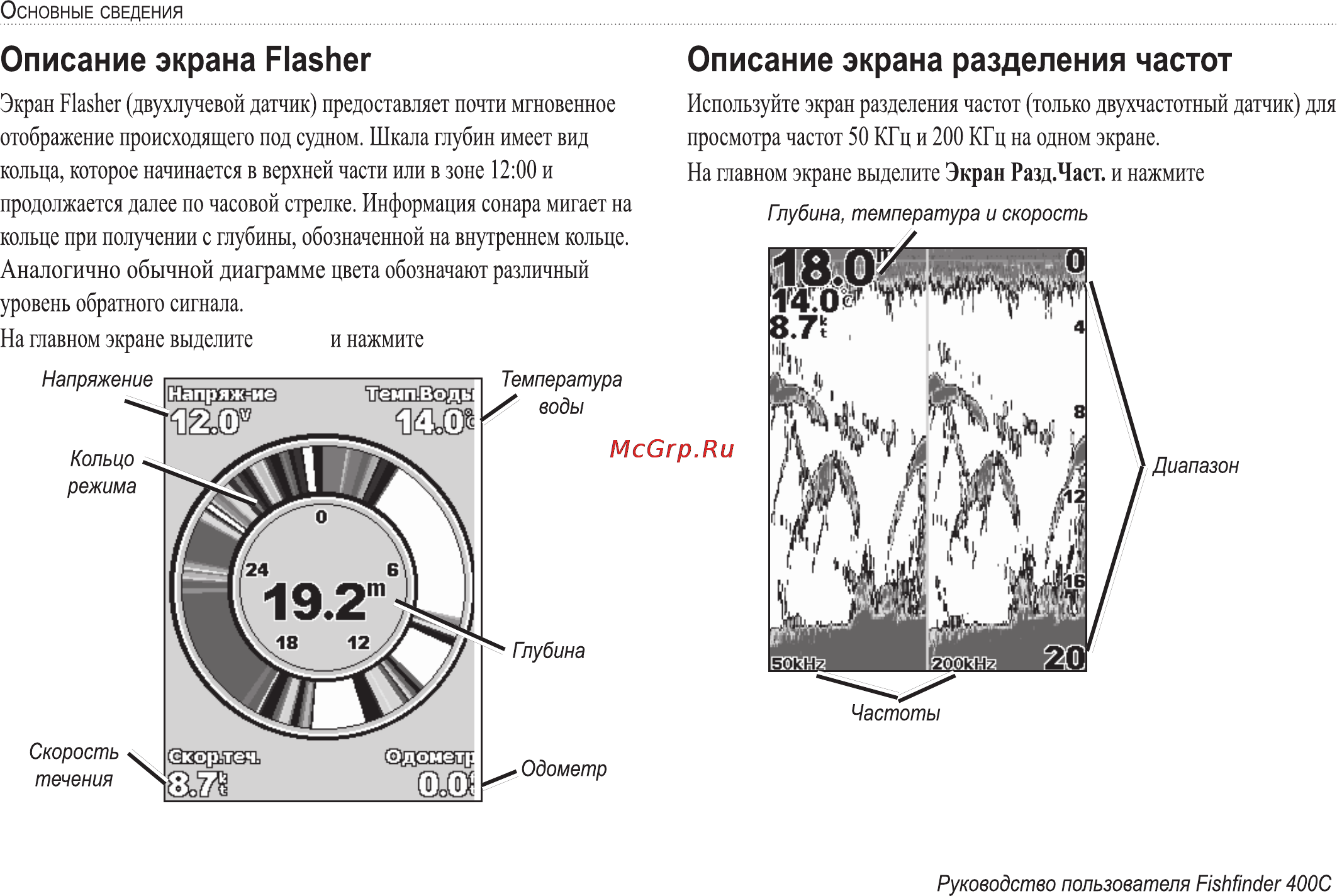 Garmin Fishfinder 400C Инструкция по эксплуатации онлайн [24/42] 61