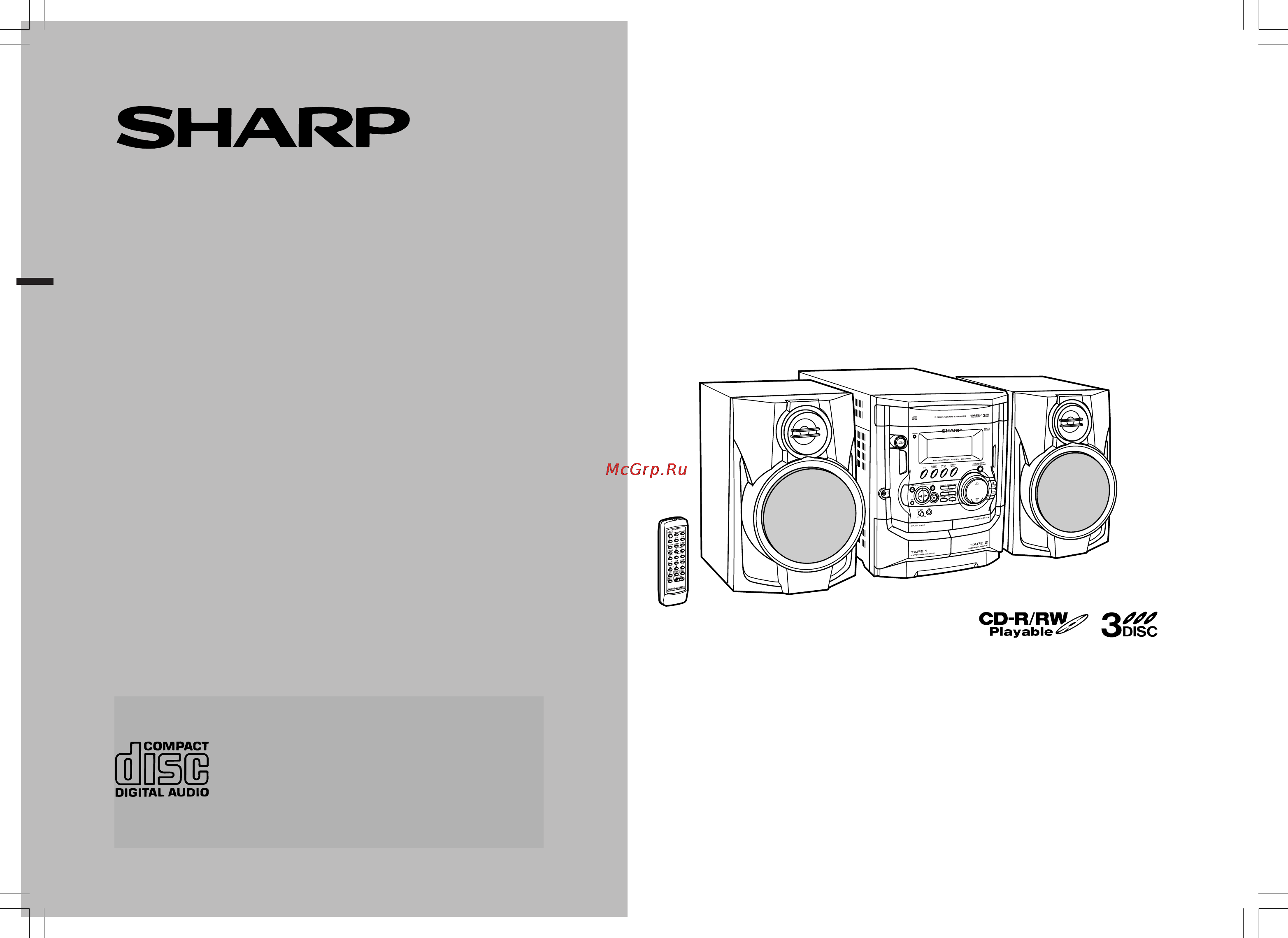 Sharp CD-XP200WR Инструкция по эксплуатации онлайн