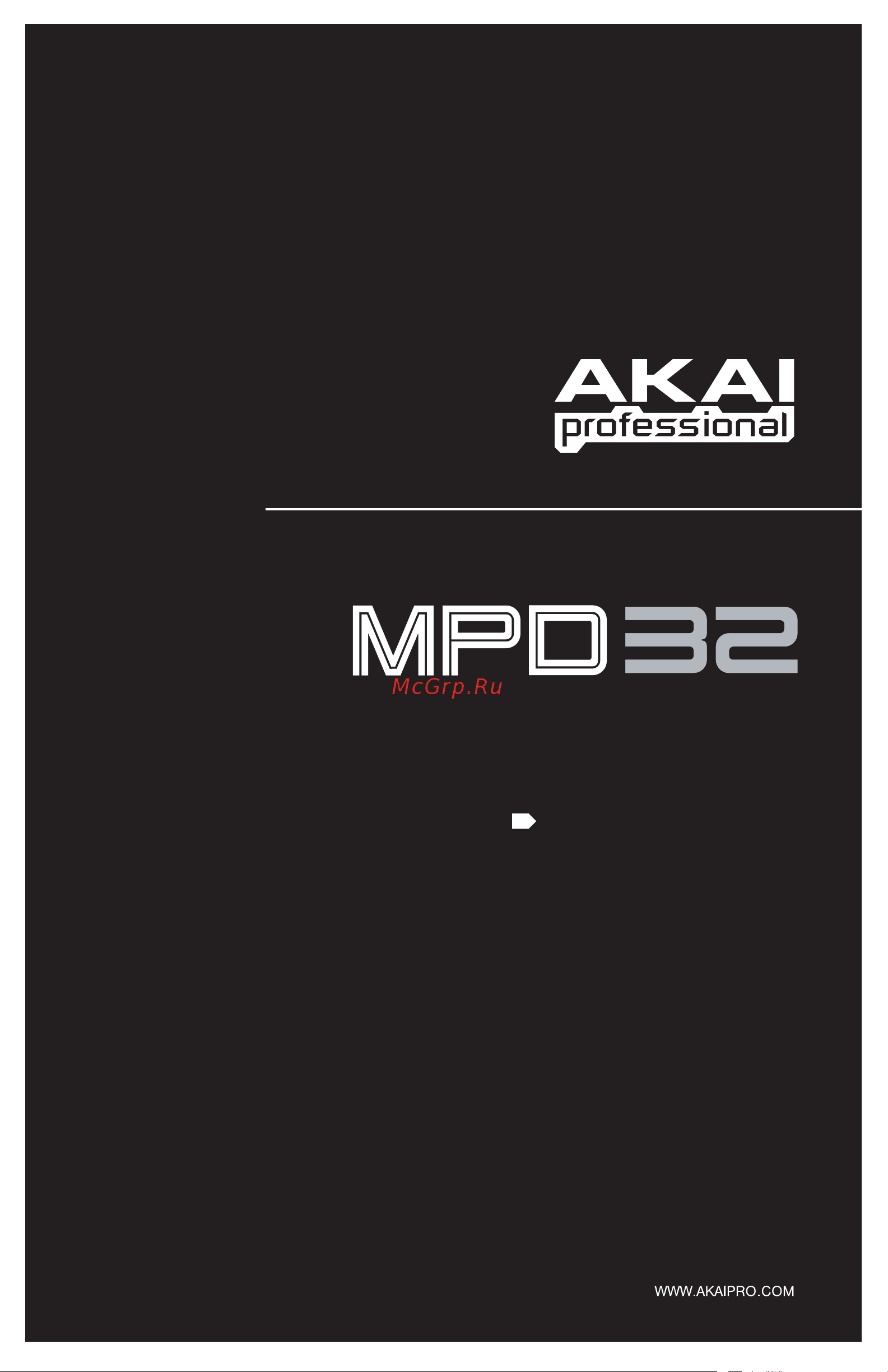 Akai MPD32 Инструкция по эксплуатации онлайн