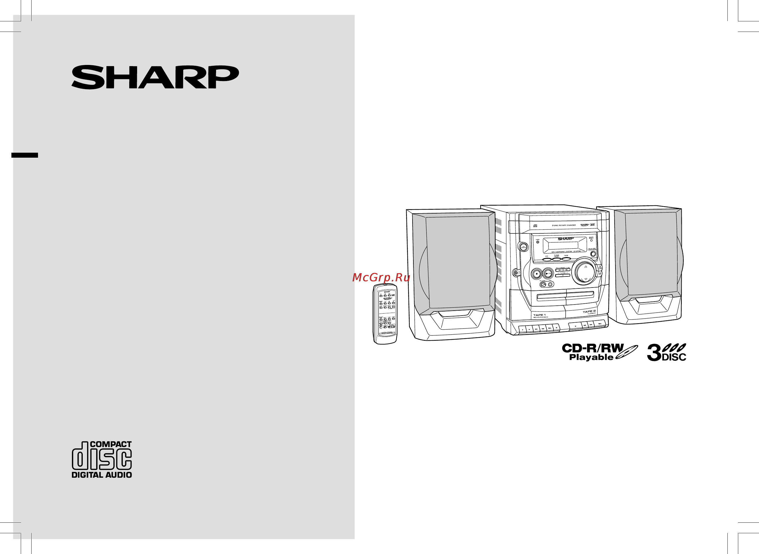 Sharp CD-XP120WR Инструкция по эксплуатации онлайн