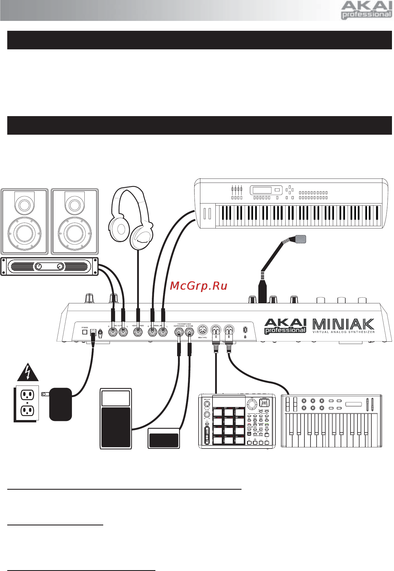 Akai MINIAK [2/7] Комплектация