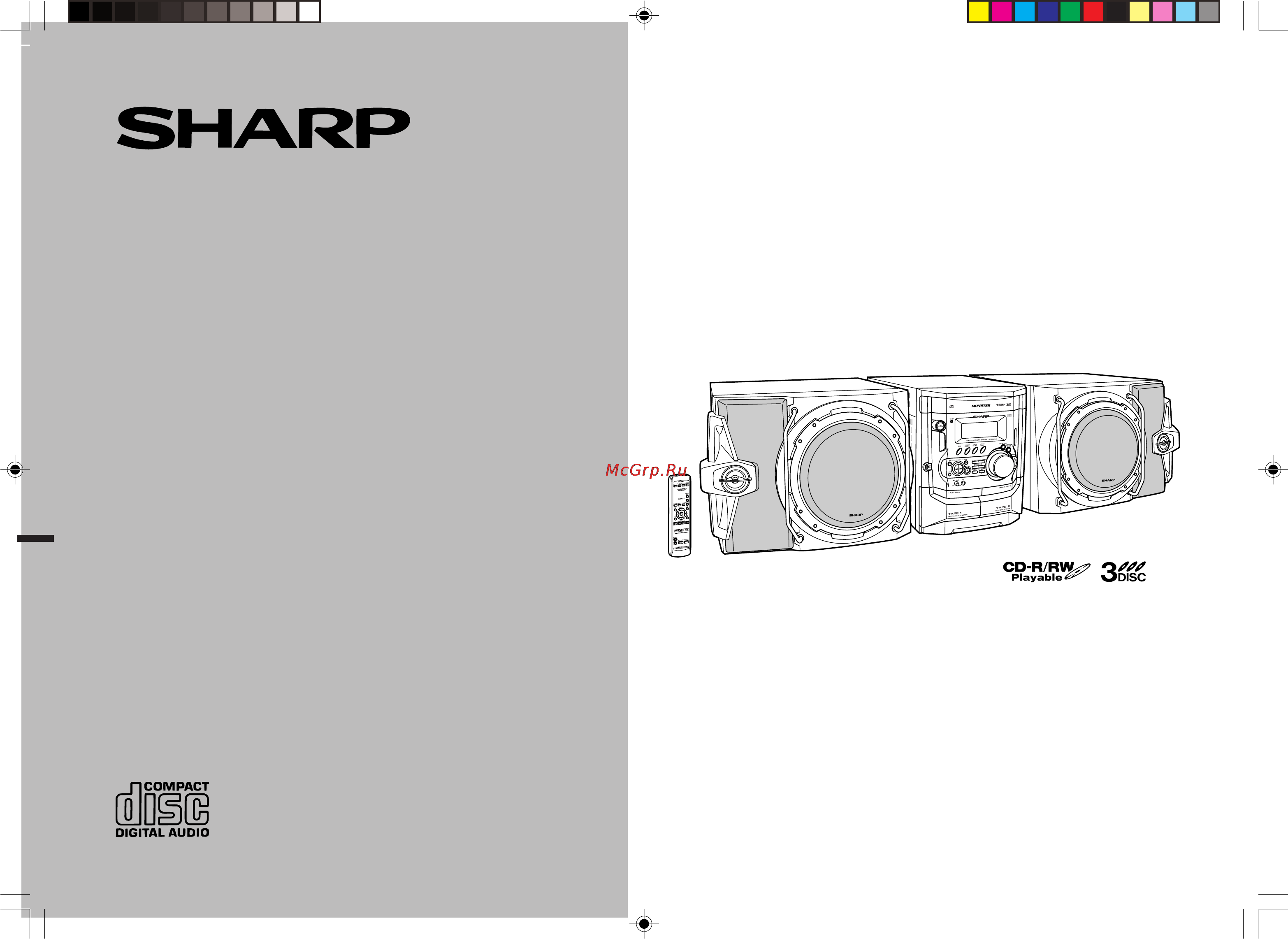 Sharp CD-M8000WR Инструкция по эксплуатации онлайн