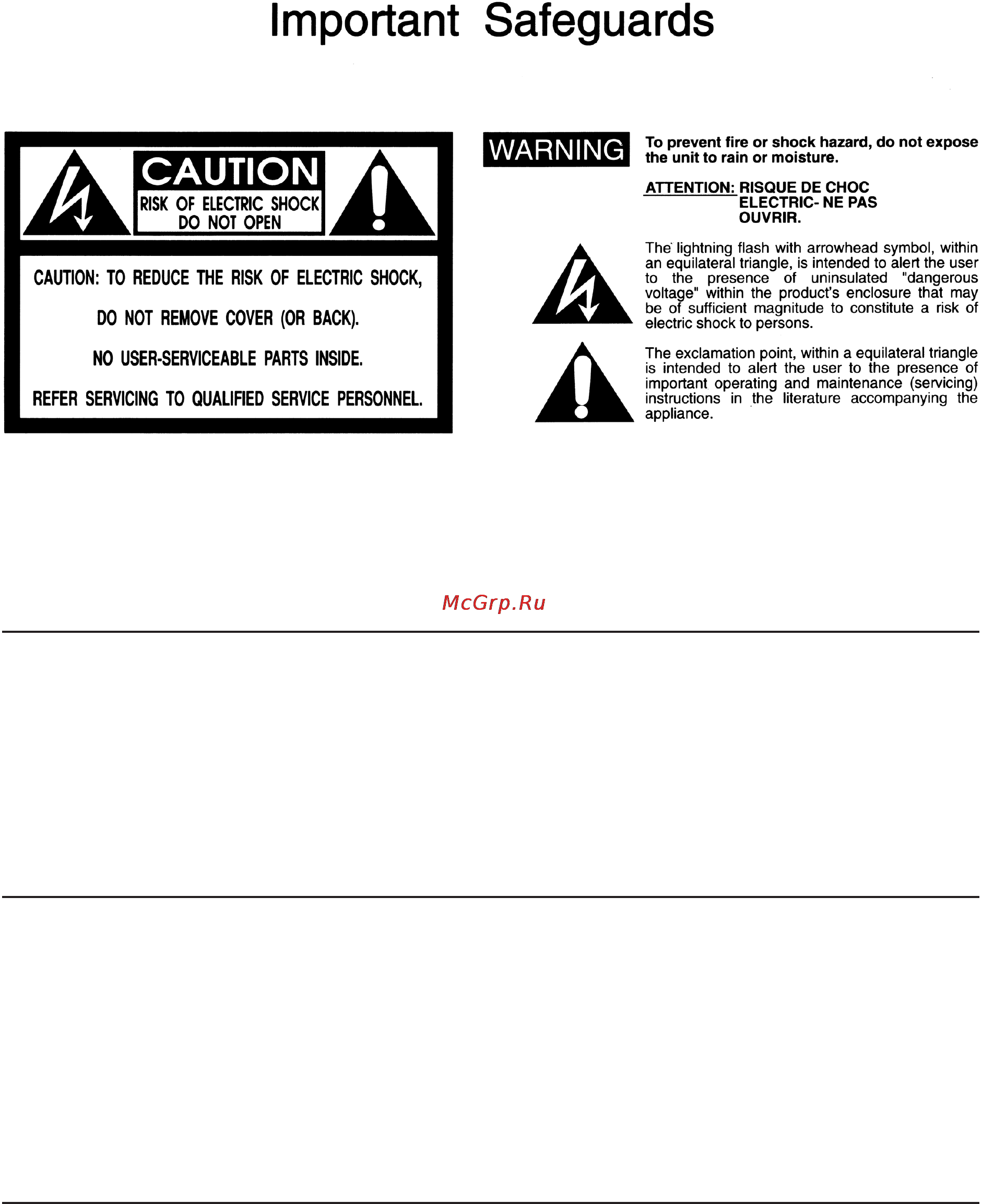 BBE 482i Sonic Maximizer [2/16] For your protection please read these safety instructions completely before operating the appliance and keep this manual for future reference