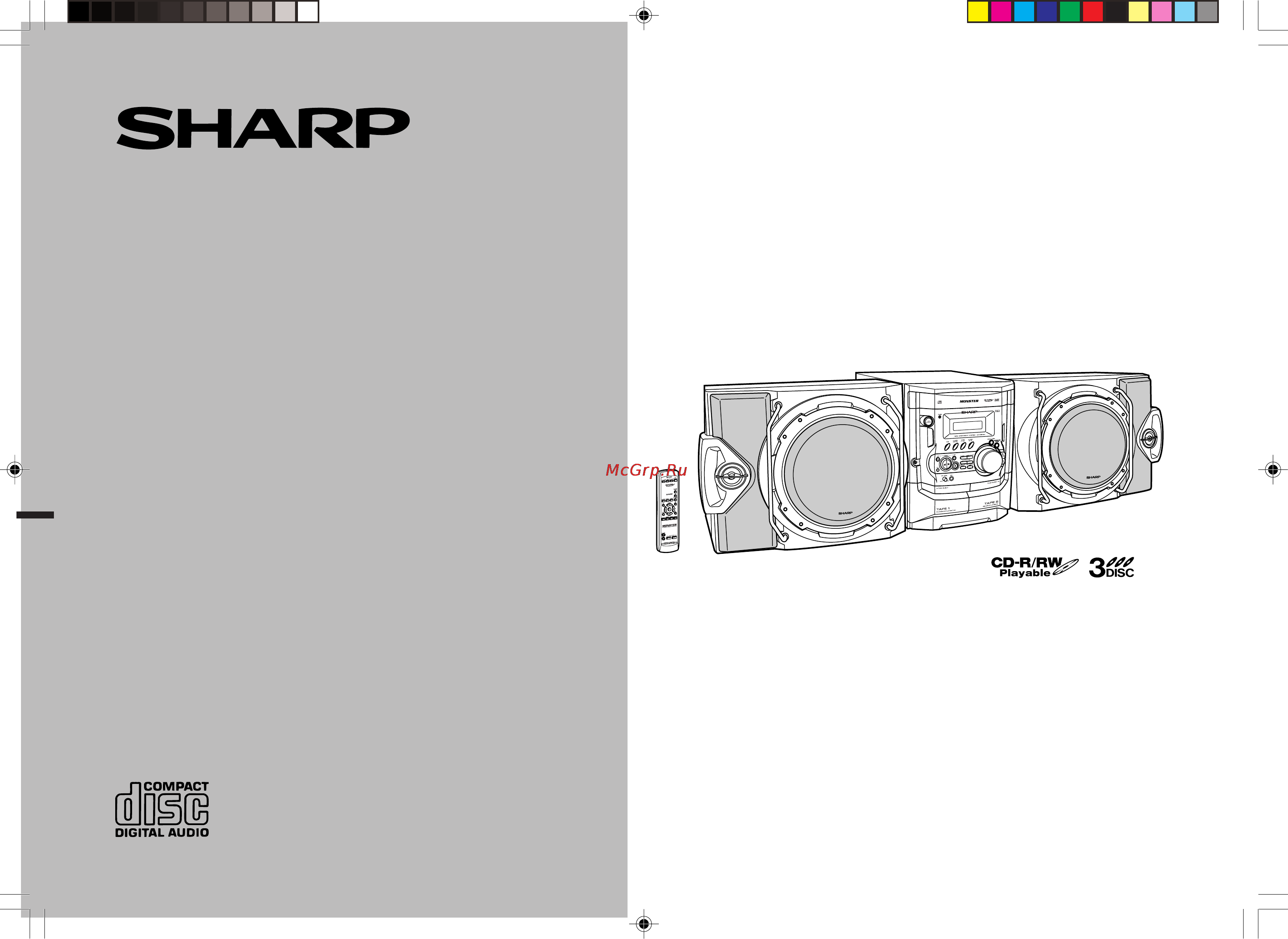 Sharp CD-M5000WR Инструкция по эксплуатации онлайн