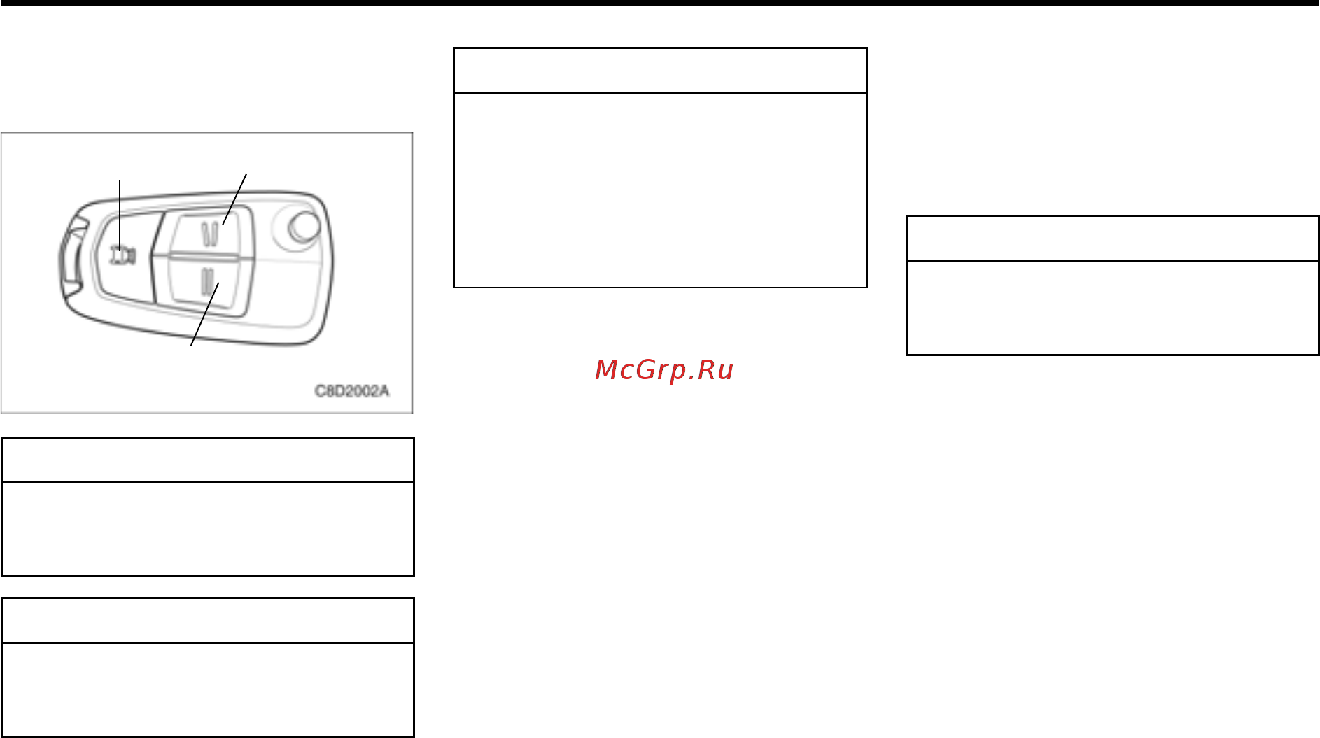 Chevrolet Captiva [86/340] Активация блокировки замков дверей и режима противоугонной защиты