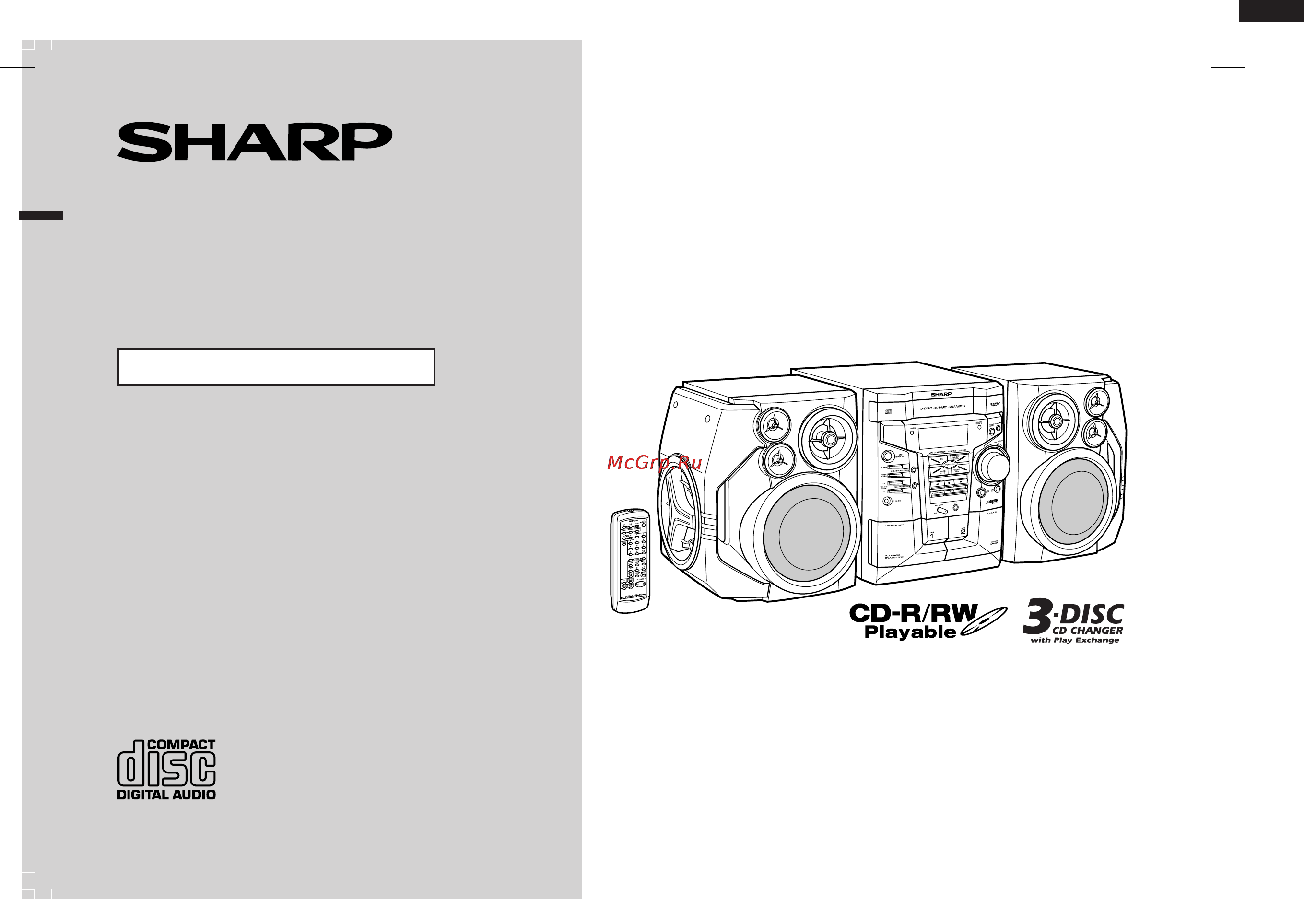 Sharp CD-E800WR Инструкция по эксплуатации онлайн