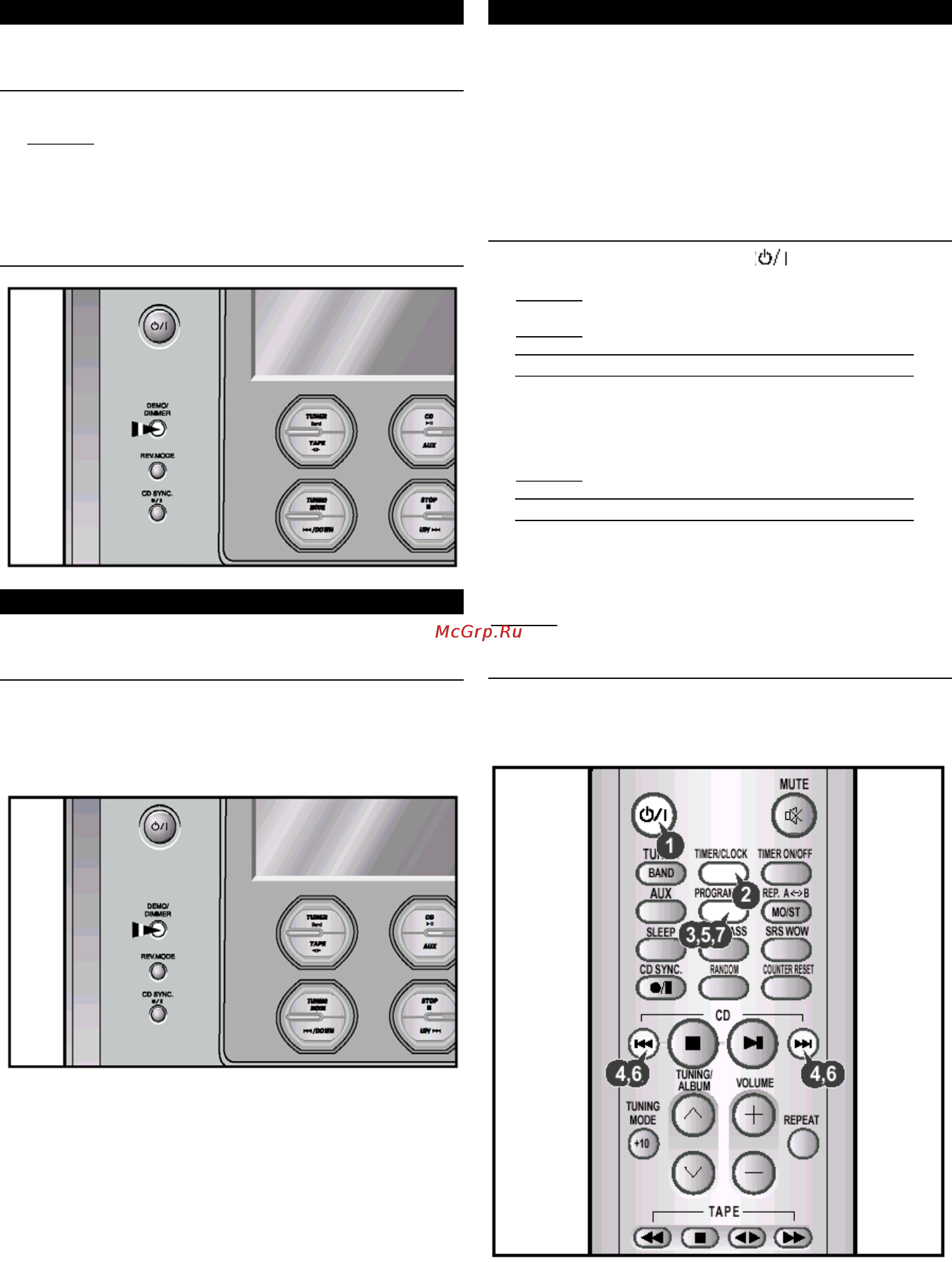Samsung MM-ZS8 [10/24] Установка часов