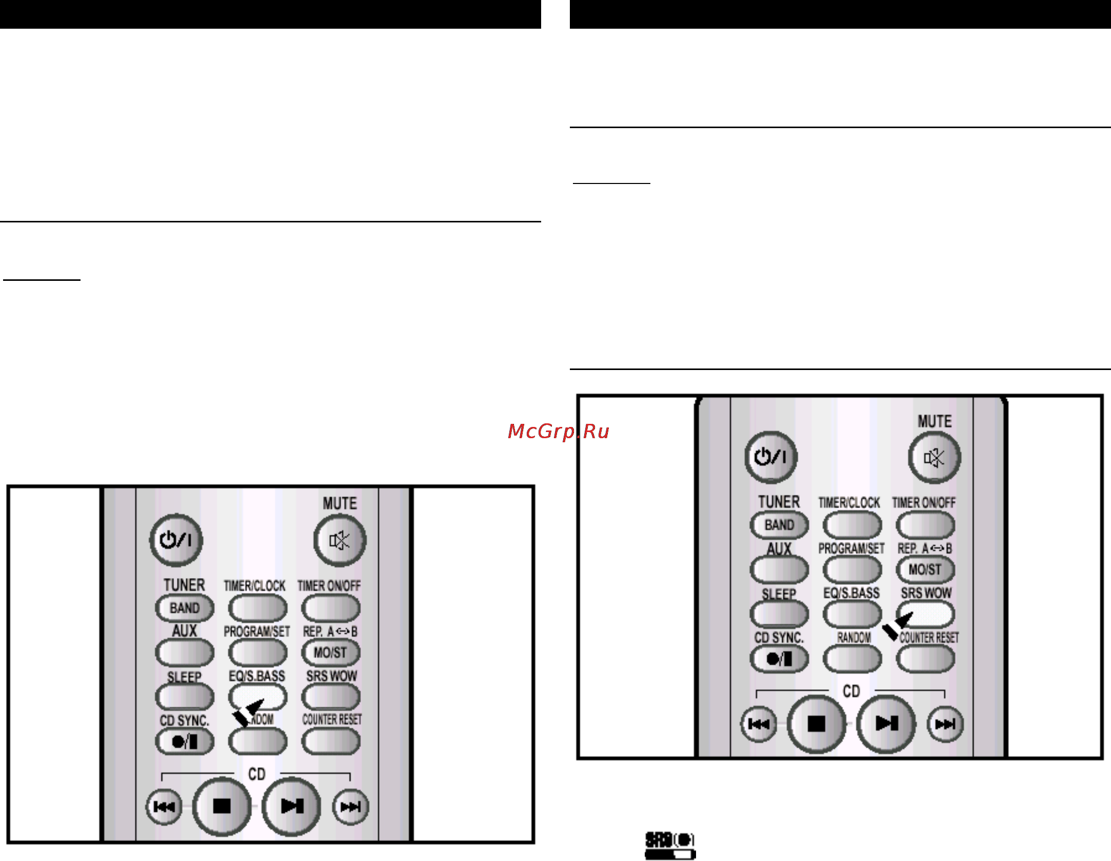 Samsung MM-ZS8 [19/24] Функция srs wow
