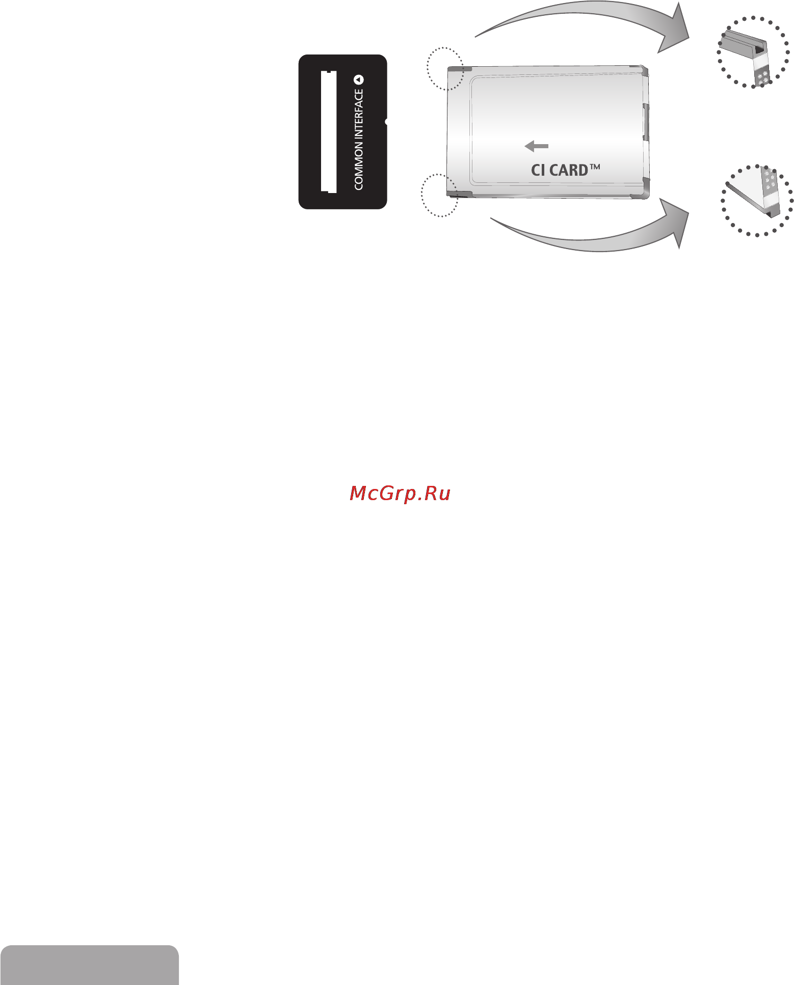Samsung LE32D403E2W [106/125] Подключение через гнездо common interface
