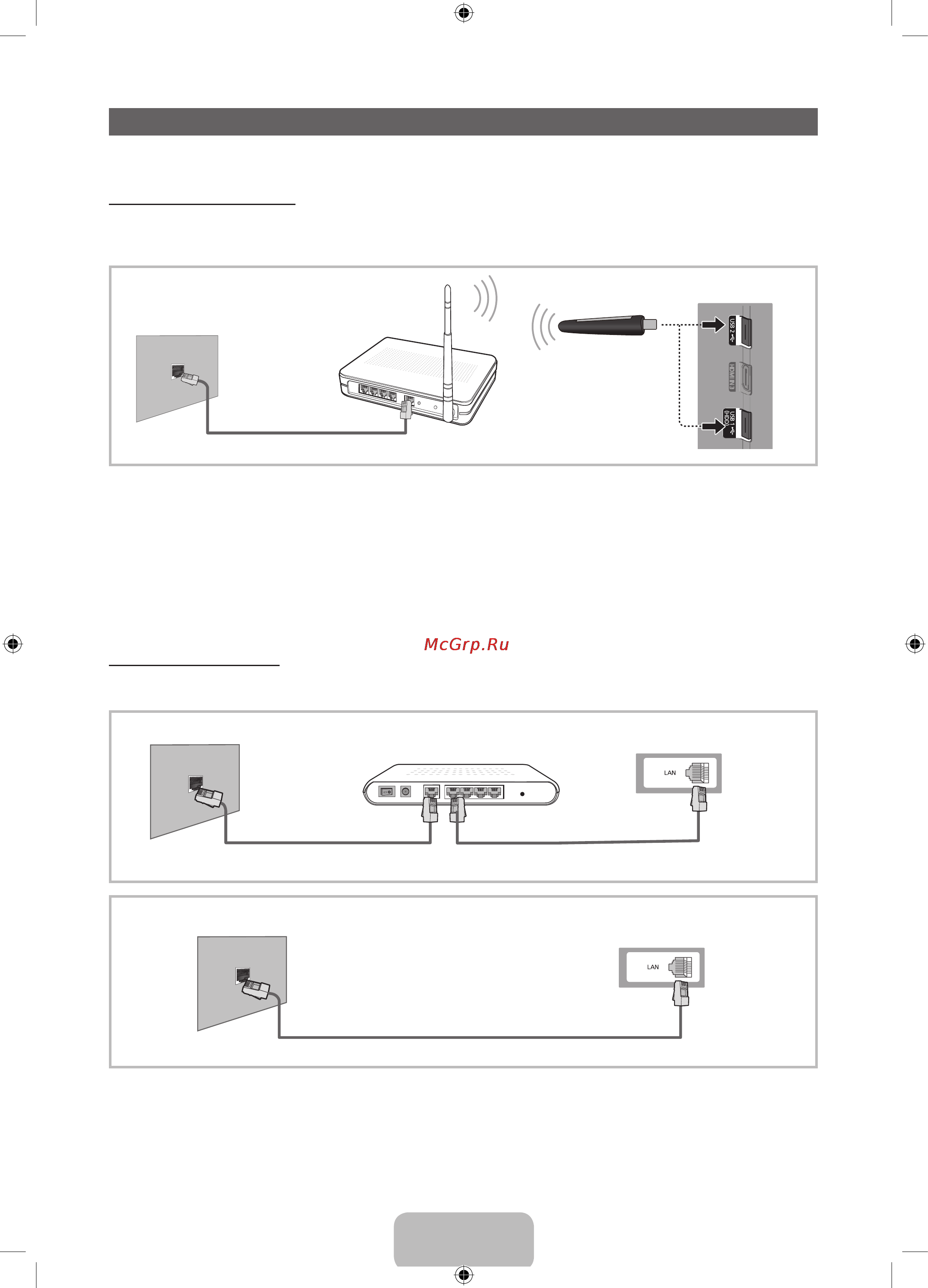 Samsung LE40D551K2W [11/65] Network connection