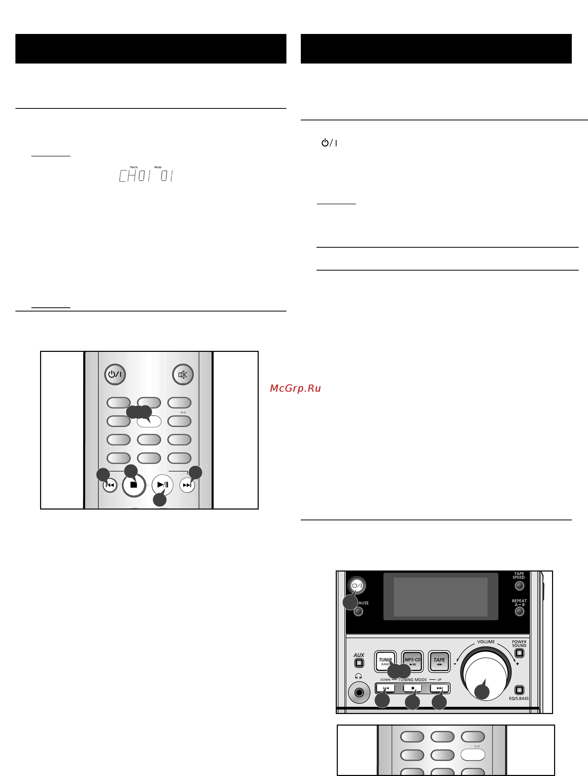 Samsung MM-ZJ5 [14/24] Поиск радиостанций и запоминание настройки на них в памяти системы