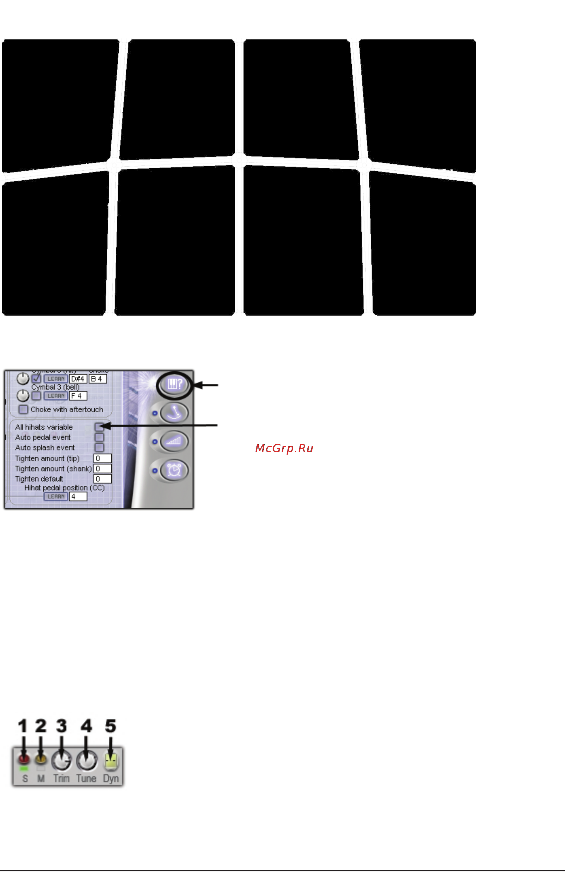 Alesis CONTROLPAD [12/20] Управление наборами ударных