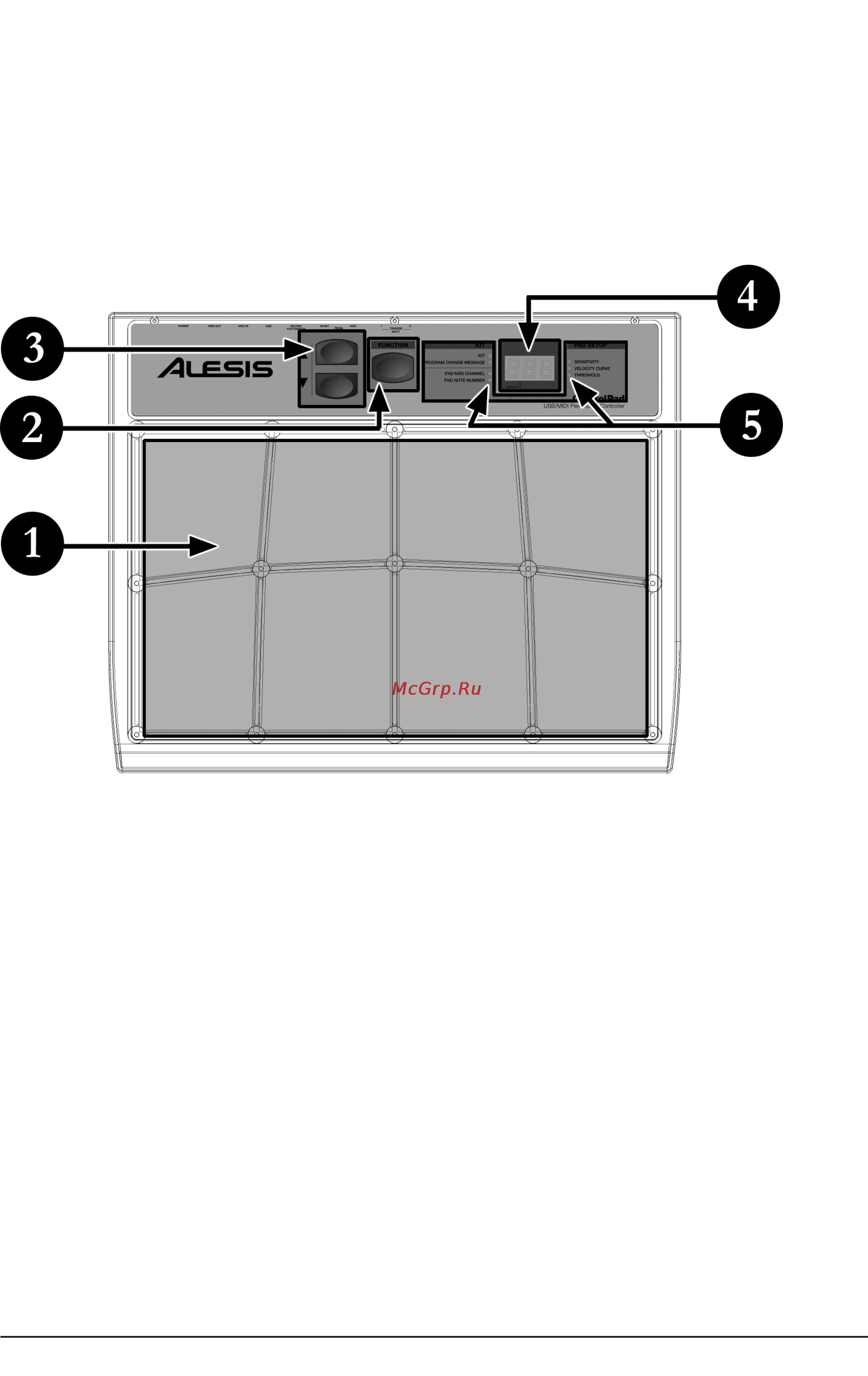 Alesis CONTROLPAD [3/20] Введение