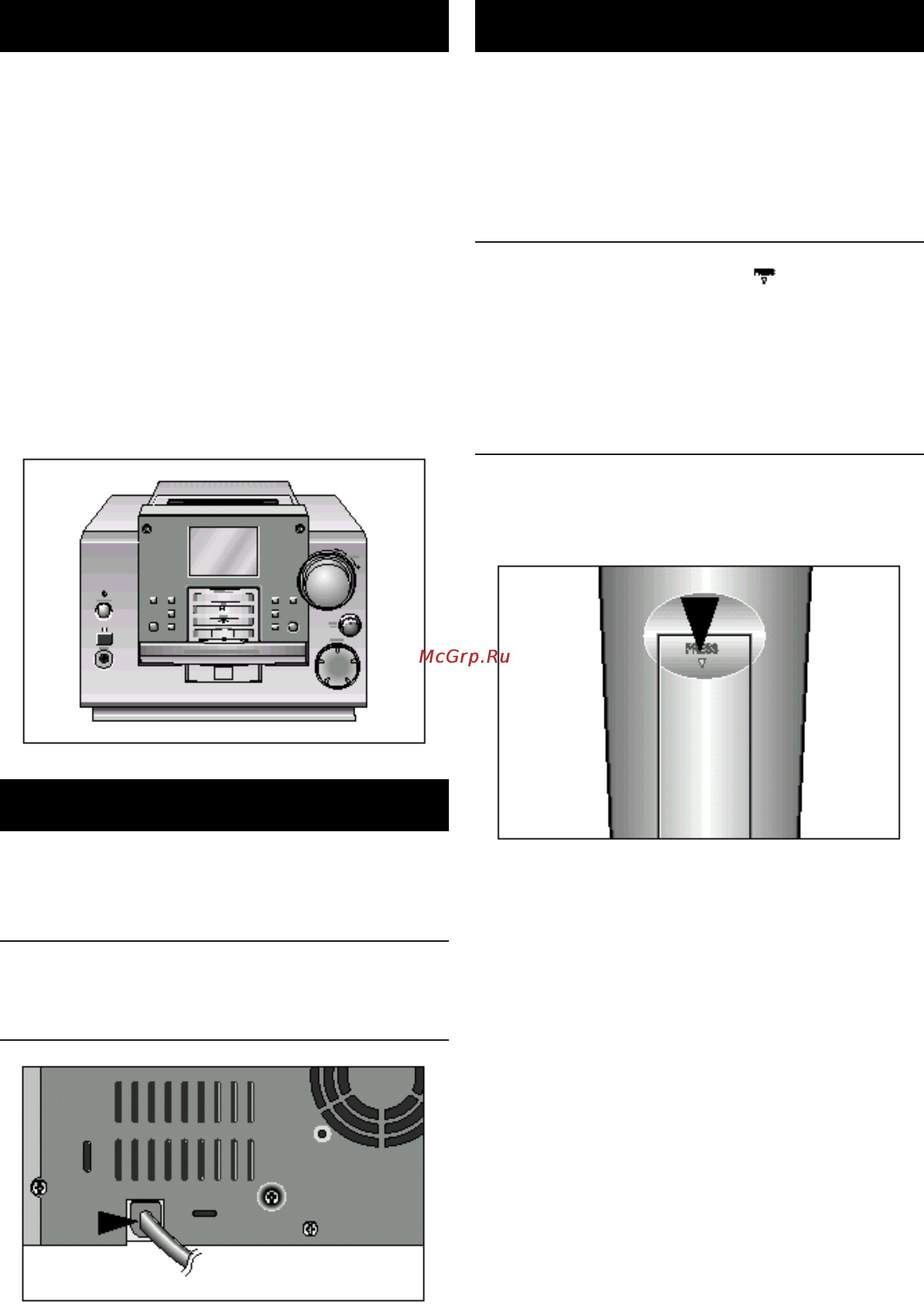Samsung MM-ZB9 [7/26] Установка батарей в пульт дистанционного управления