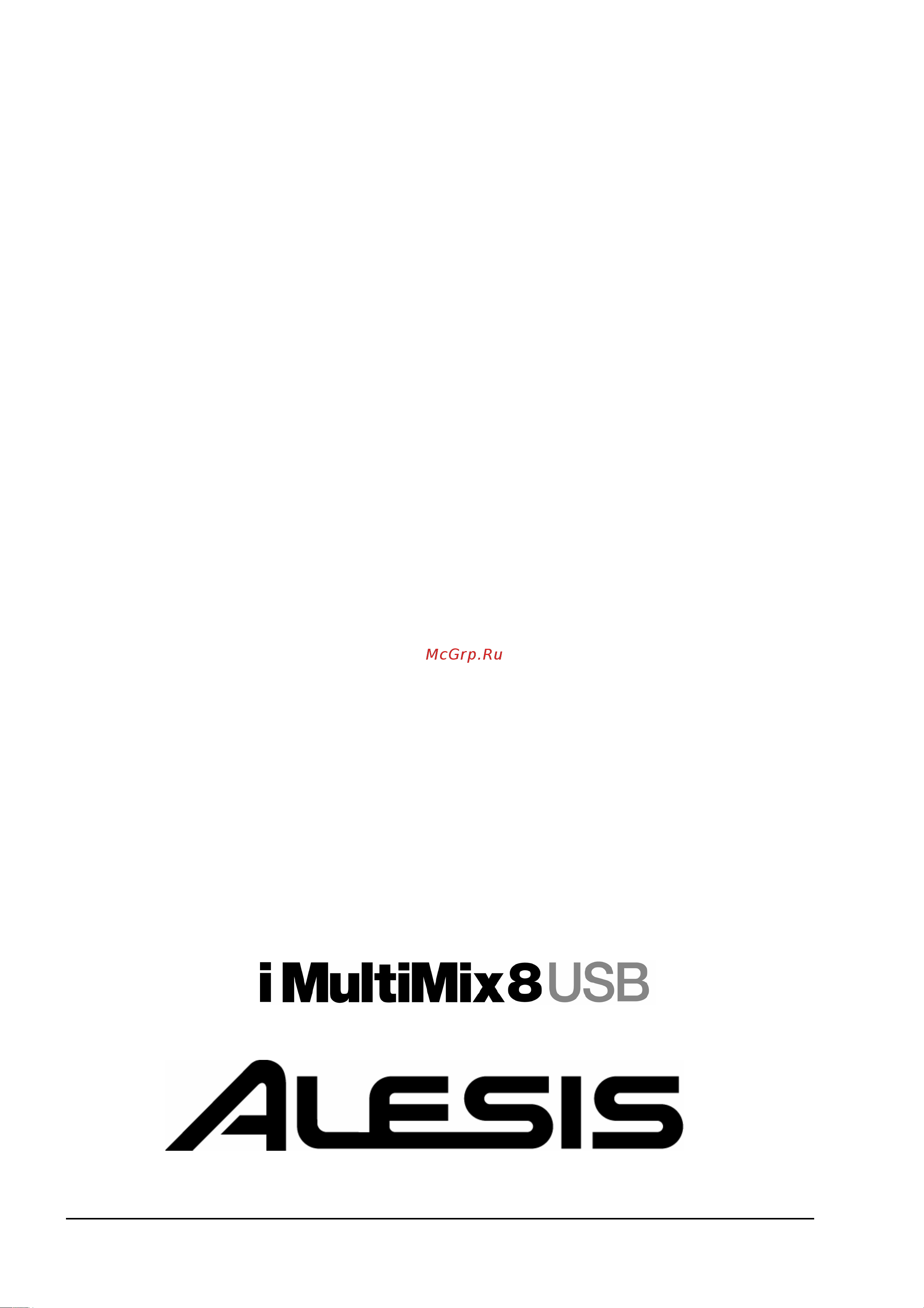 Alesis IMULTIMIX 8USB [20/20] Multimix8usb
