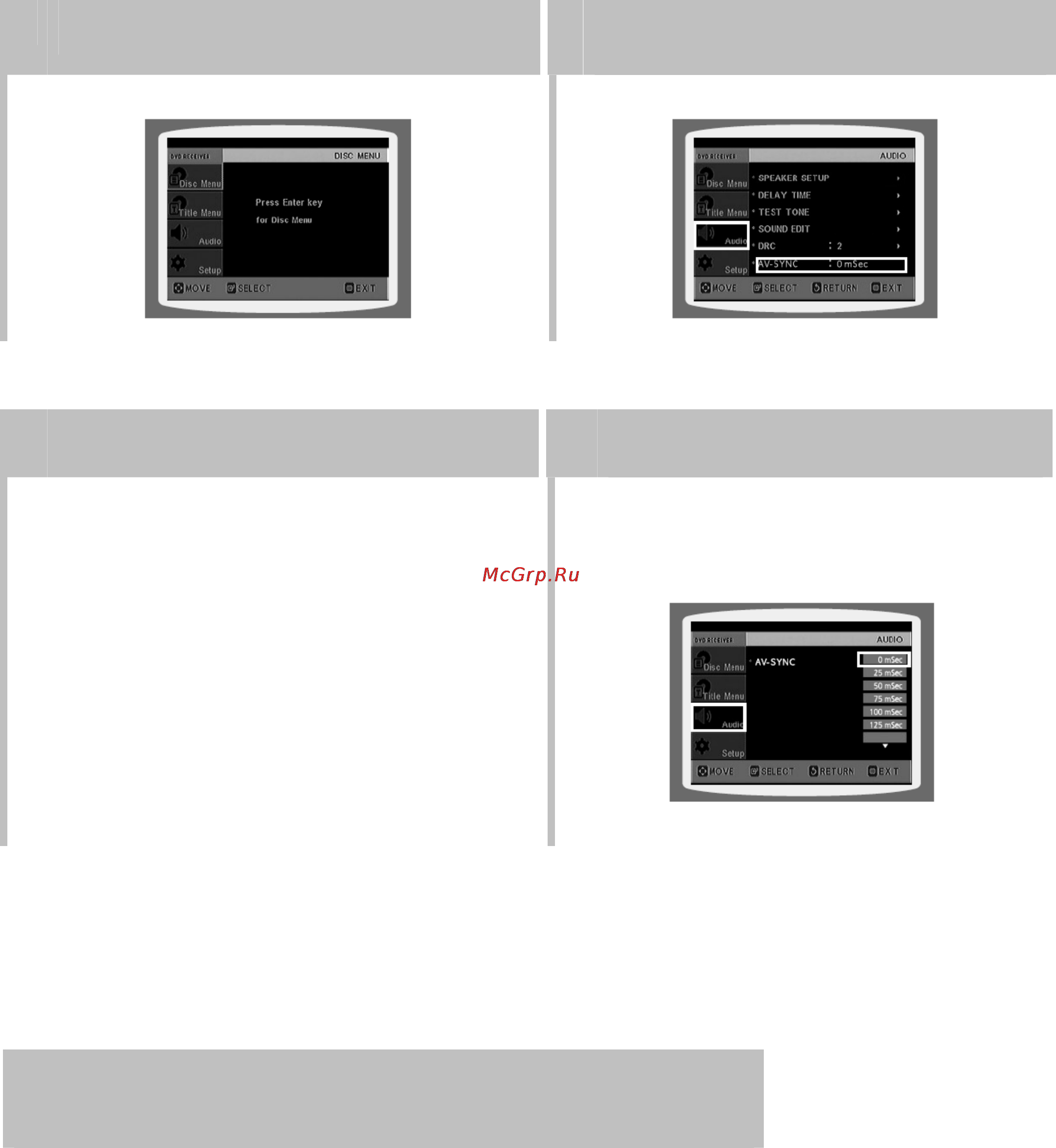 Samsung MM-KC9 [41/78] Настройка функции av sync