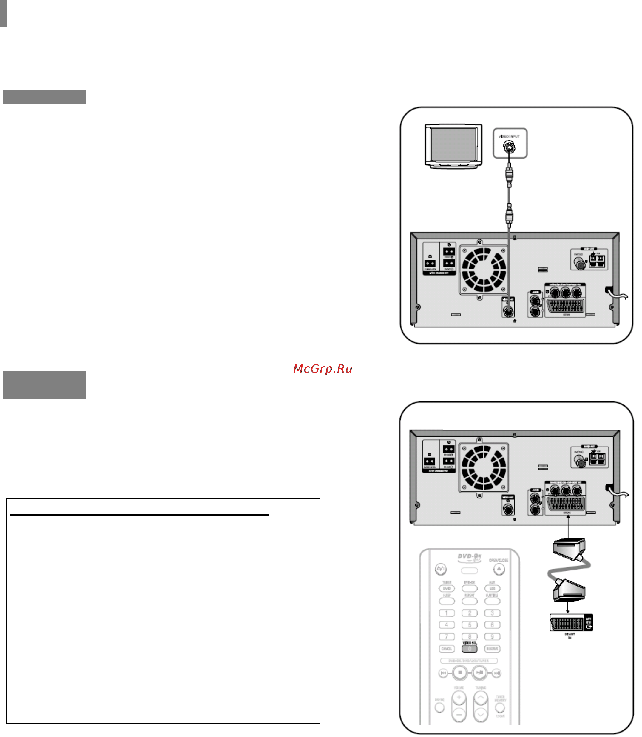Samsung MM-KC10 [11/80] Подсоединение системы к телевизору