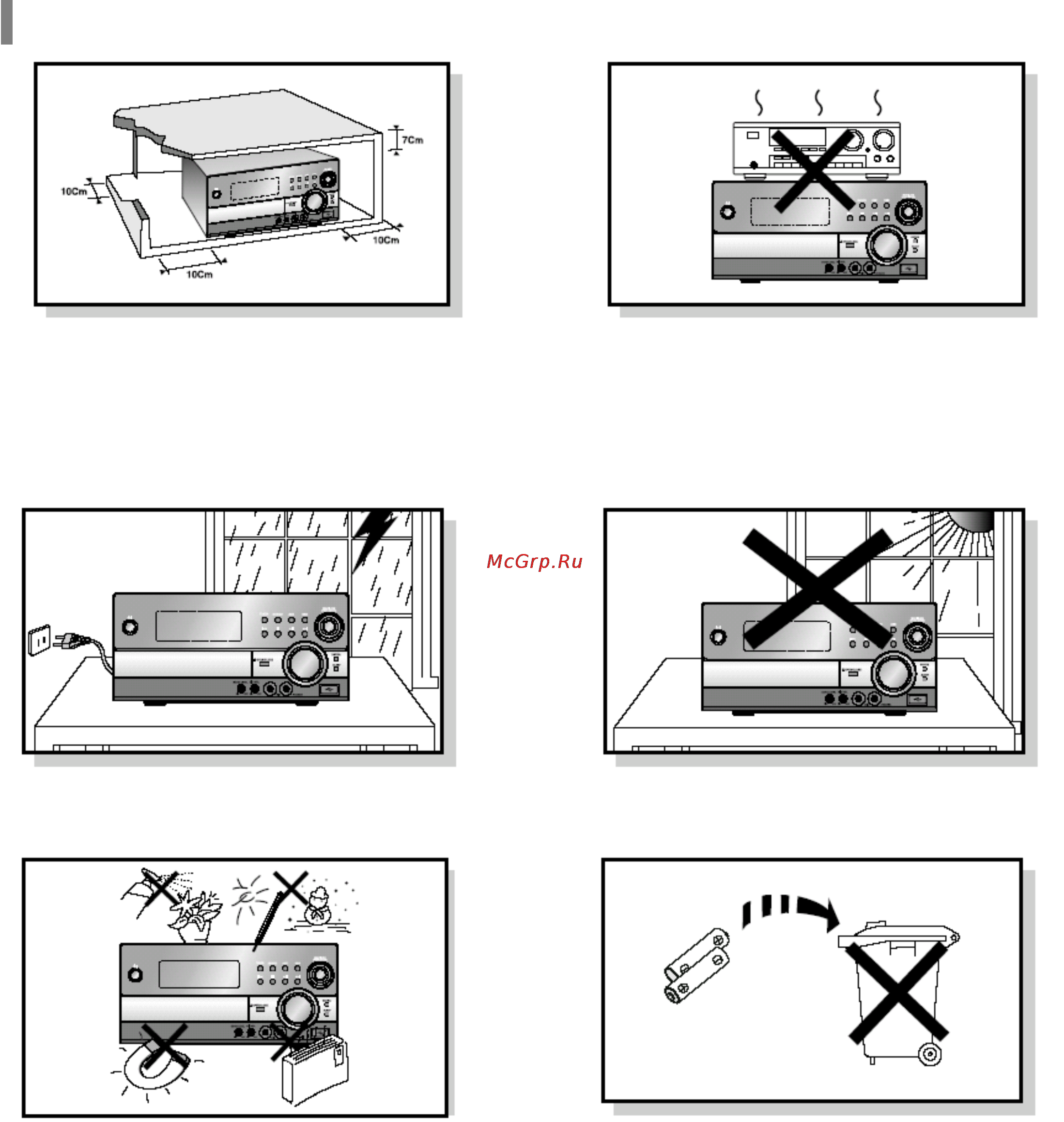 Samsung MM-KC10 [3/80] Меры предосторожности