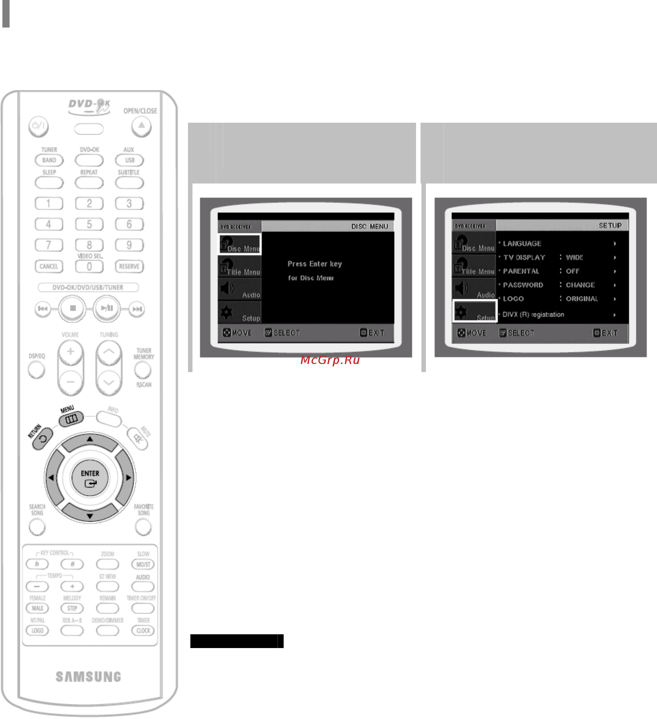 Samsung MM-KC10 [36/80] Установка языка