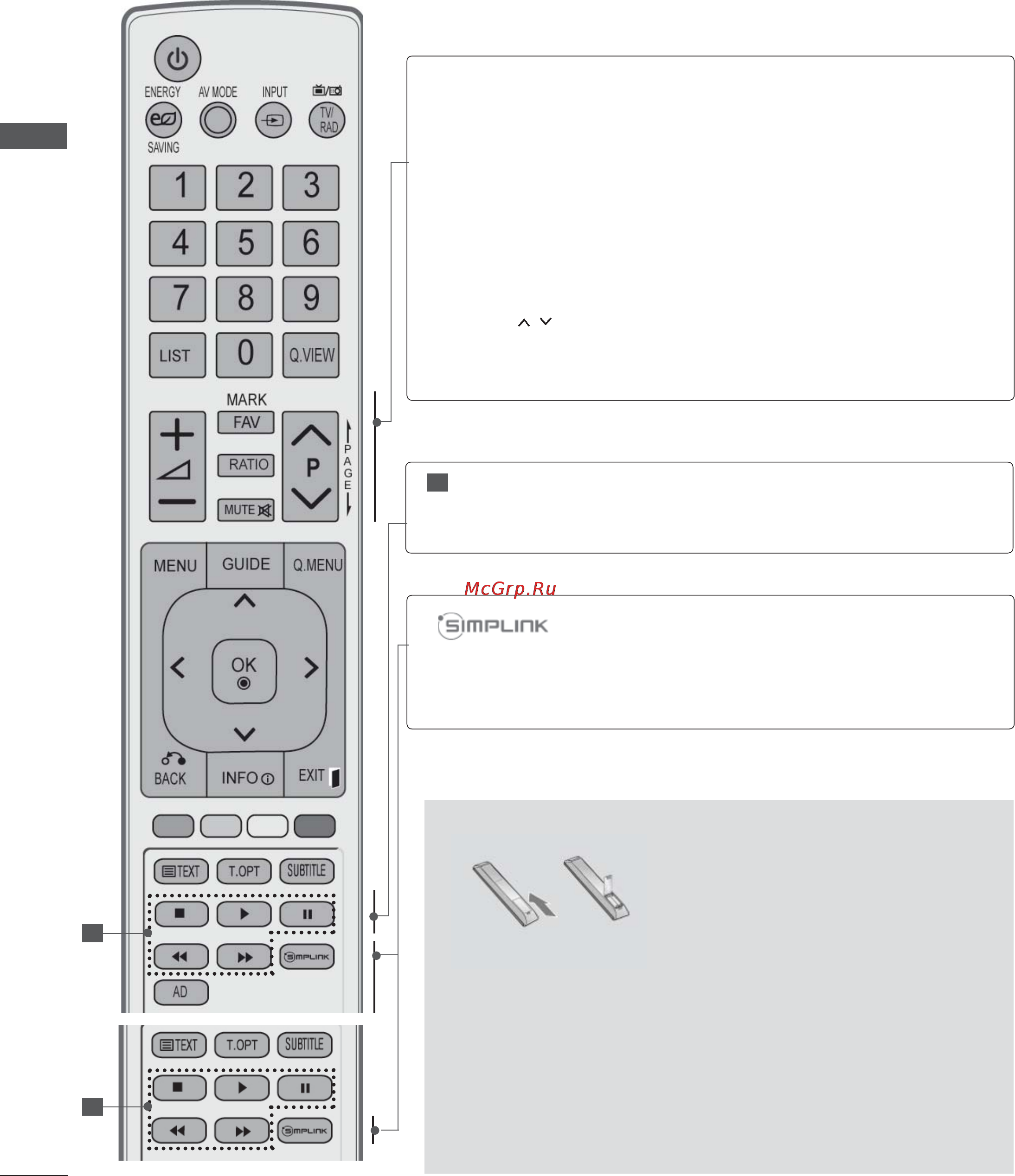LG 42LD555 [48/206] Подготовка к использованию