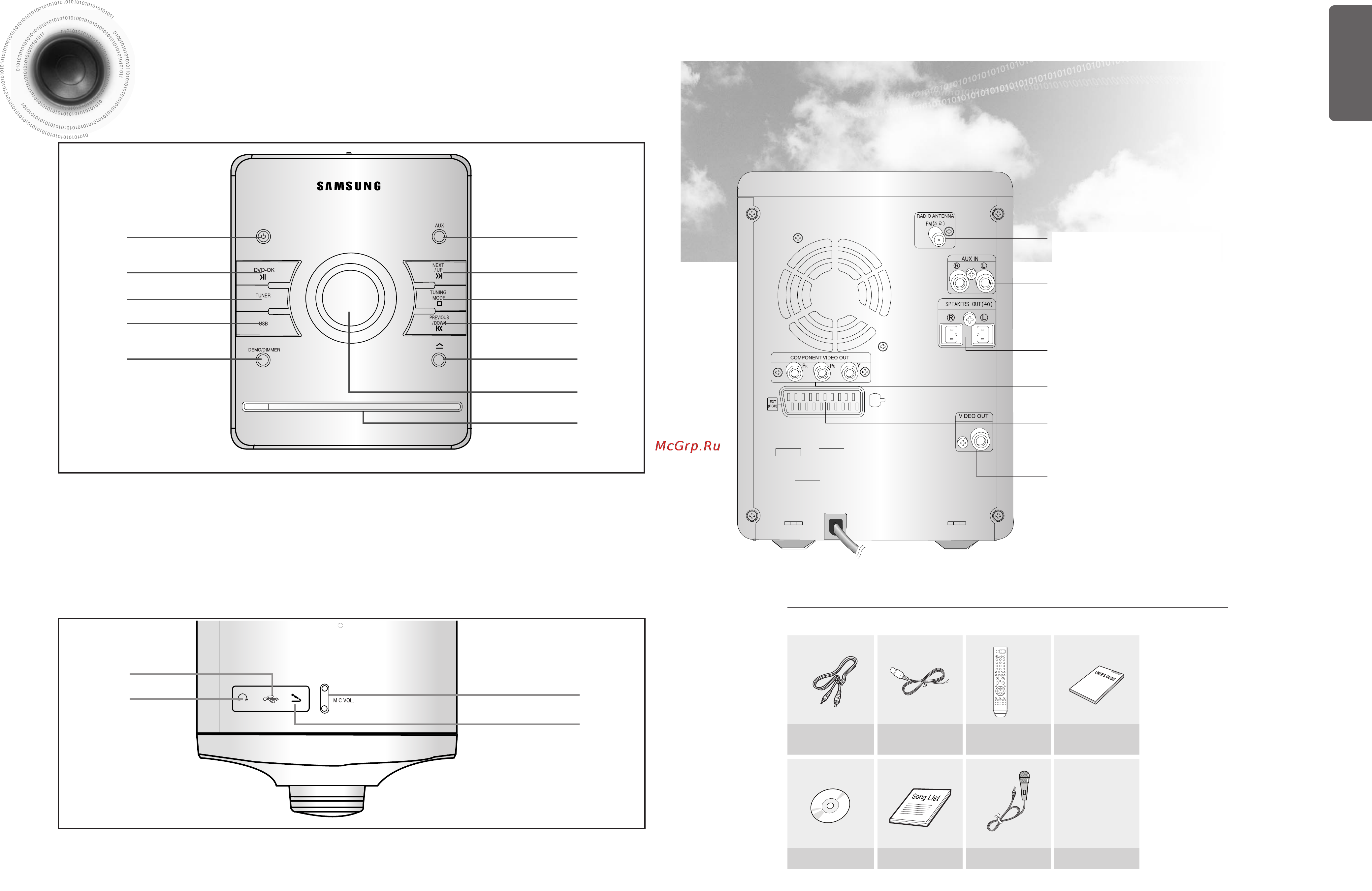 Samsung MM-KA25 [4/42] Описание