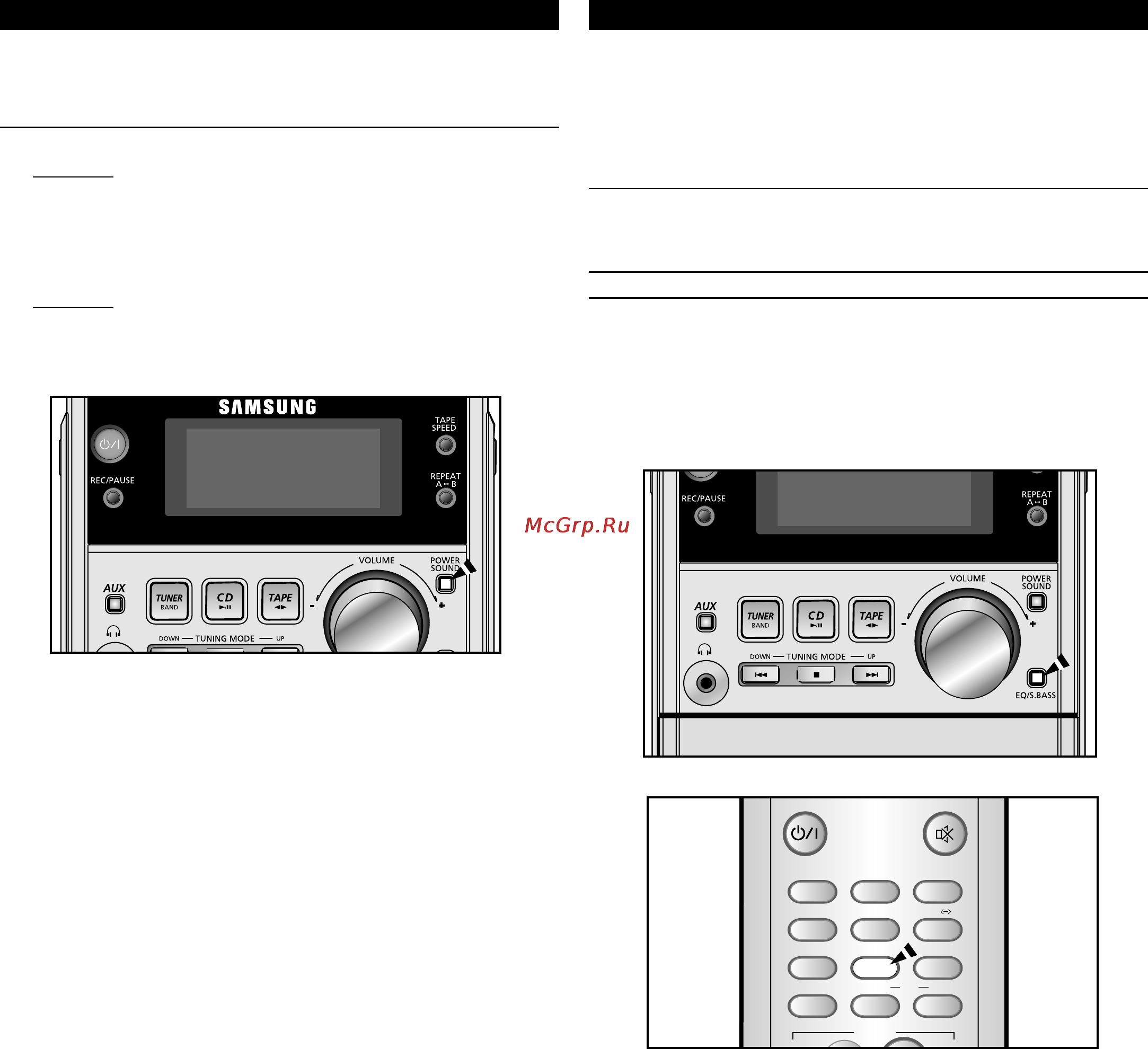 Samsung MM-J5 [17/22] Функция power sound