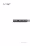 Synology DX1211 Инструкция по эксплуатации