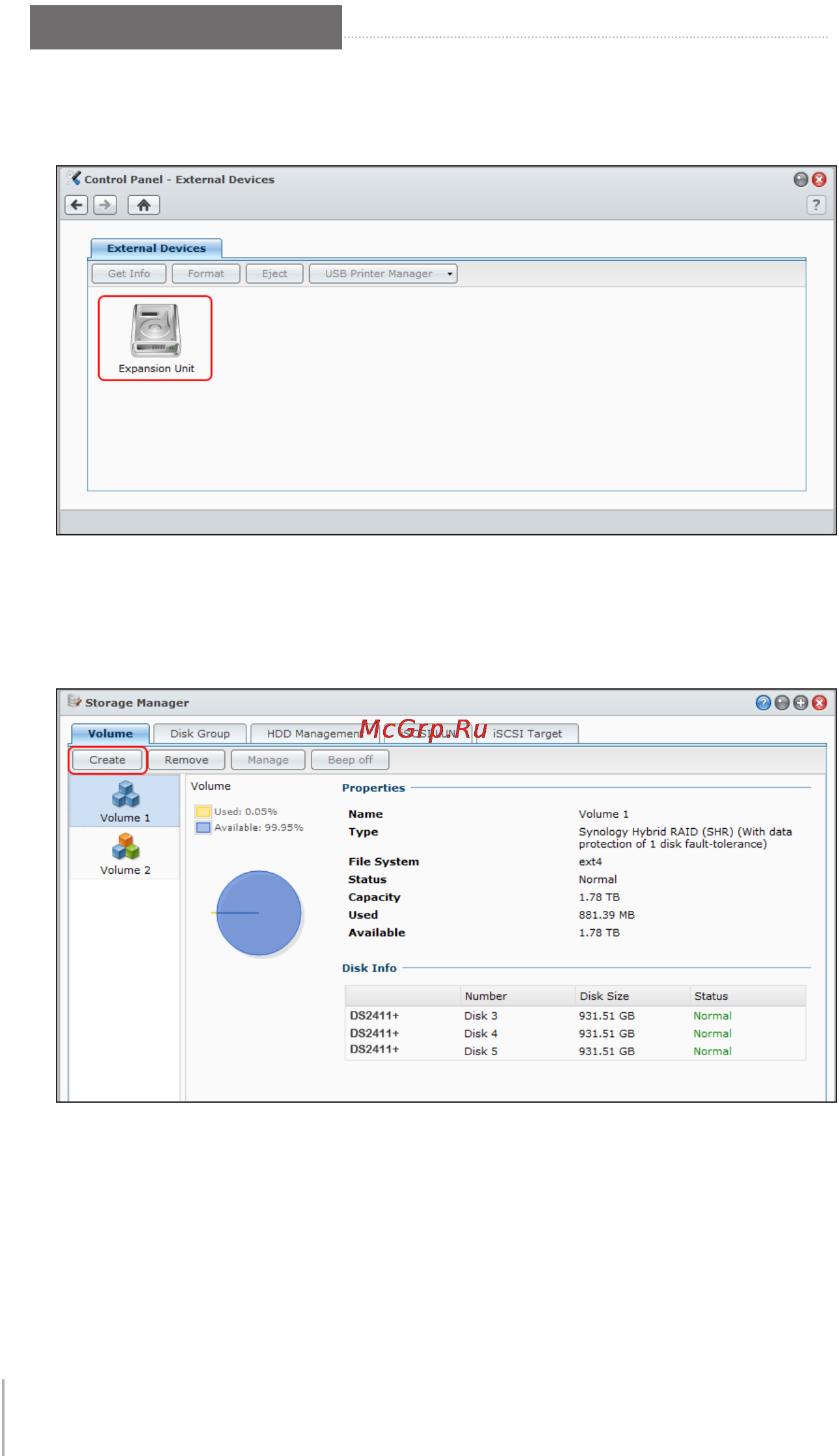 Synology DX1211 [13/21] Work with diskstation