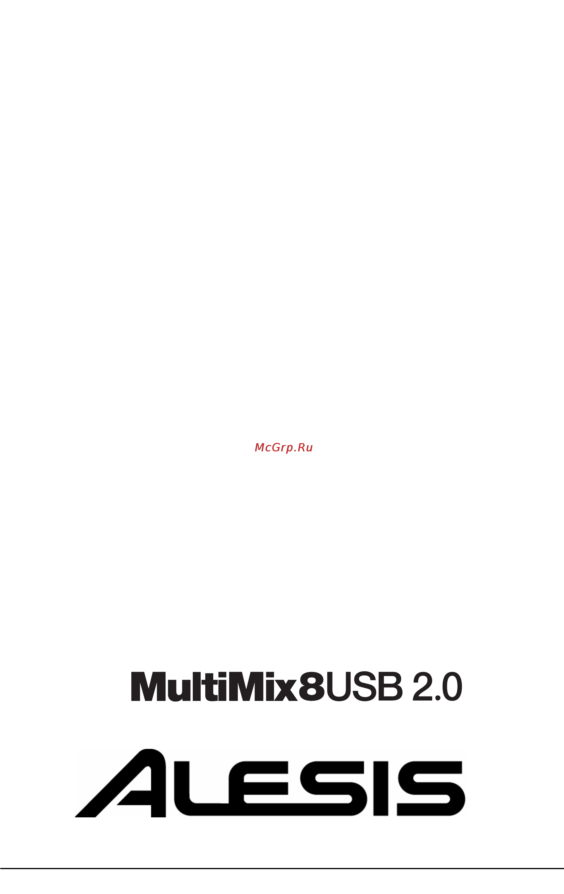 Alesis MULTIMIX 8 USB 2.0 [29/29] Multimixsusb 2