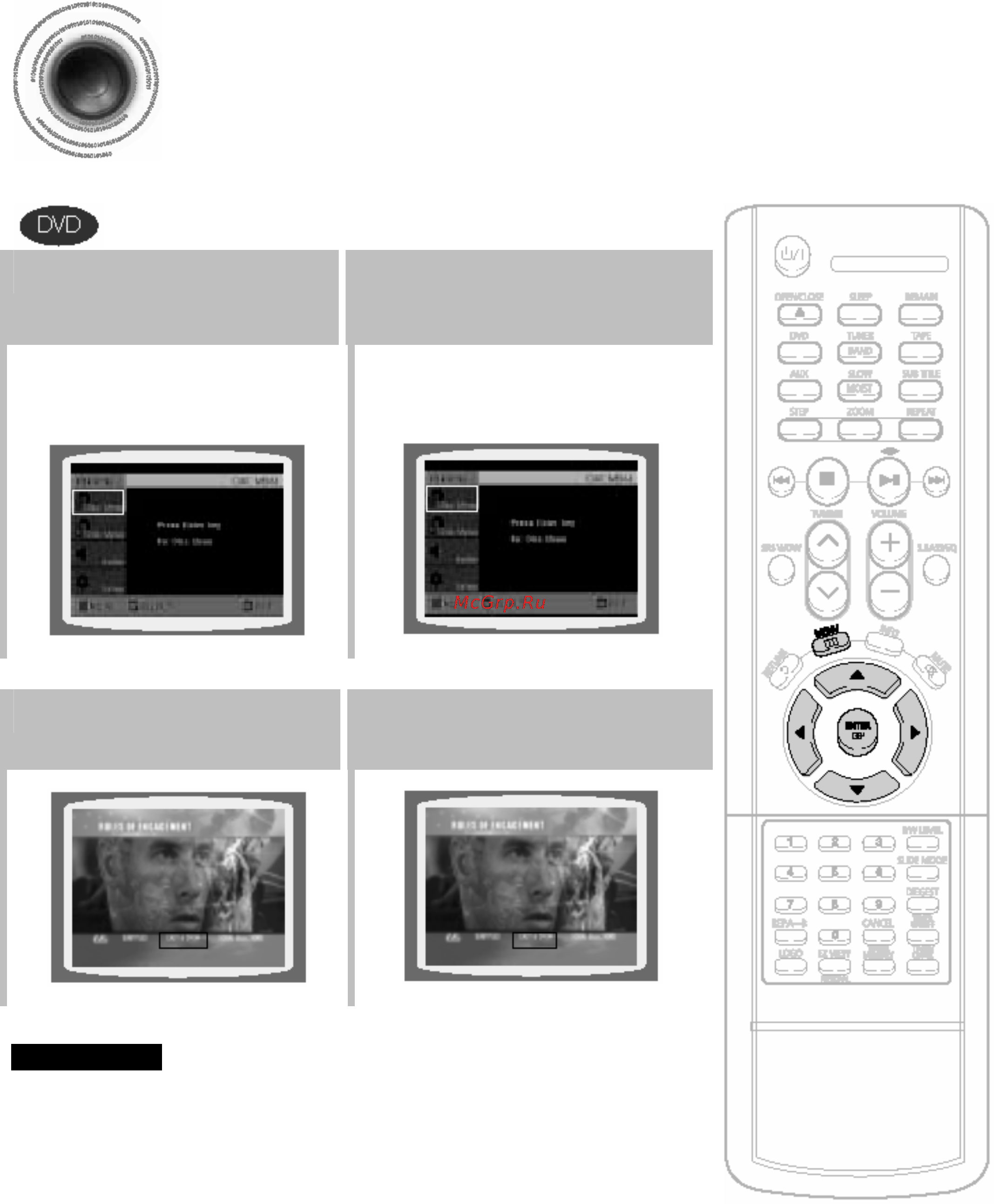 Samsung MM-DS80M [30/61] Использование меню диска