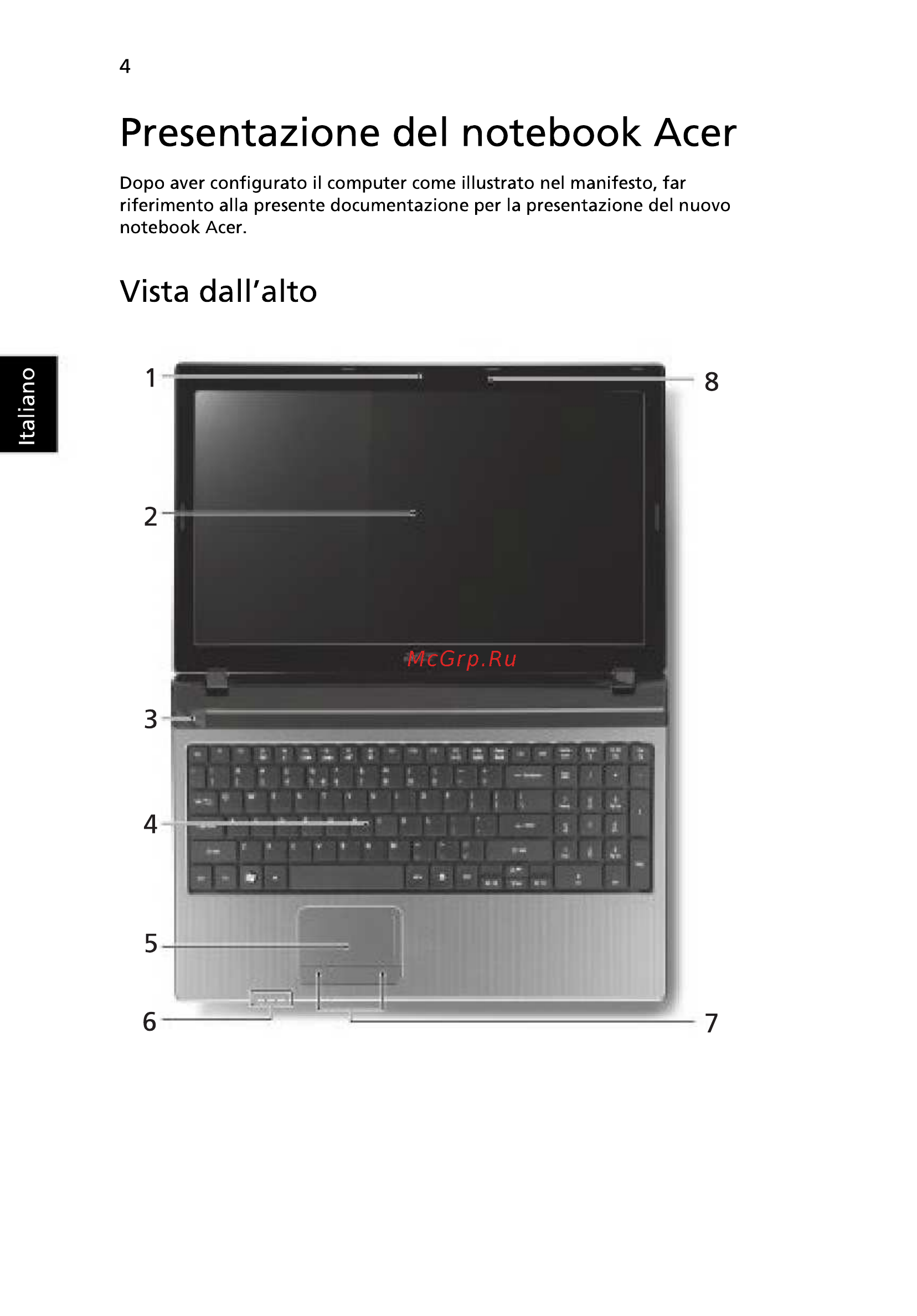 Acer 5750G-2314G50Mnkk [36/320] Presentazione del notebook acer