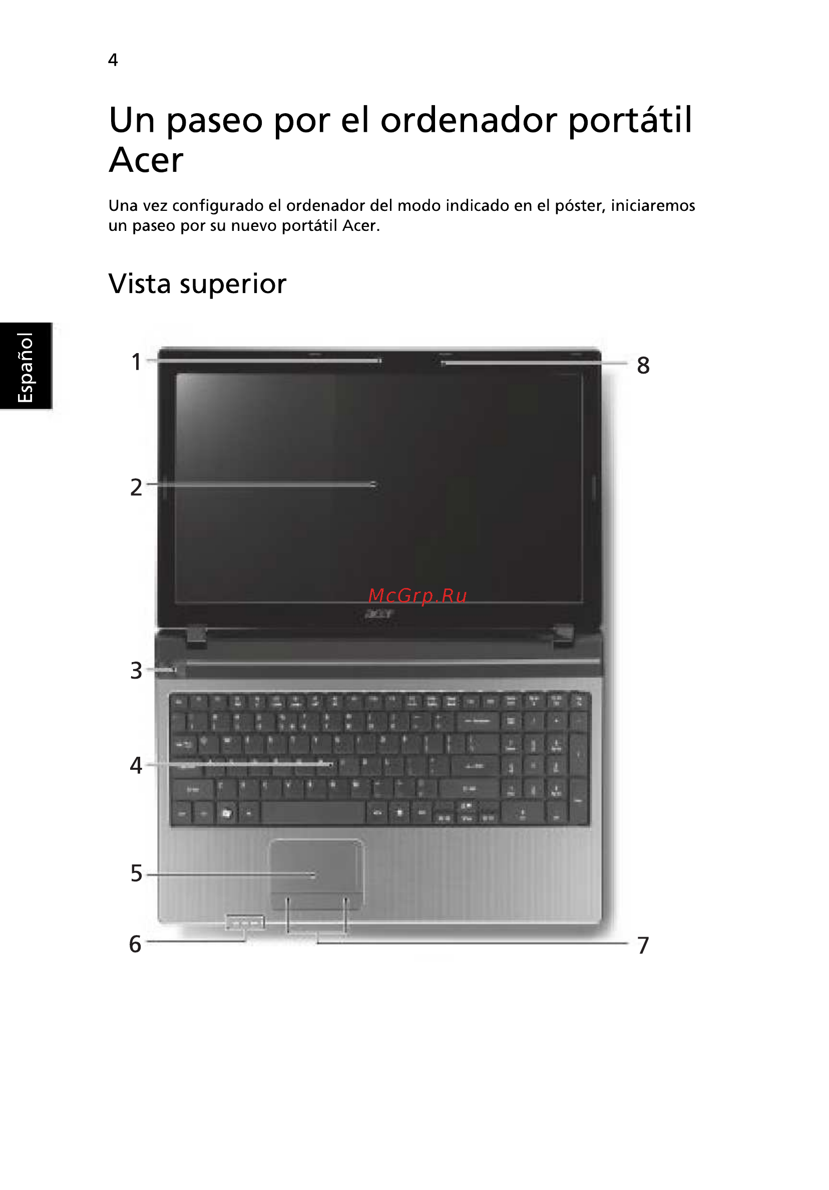 Acer 5750G-2314G50Mnkk [46/320] Un paseo por el ordenador portátil acer