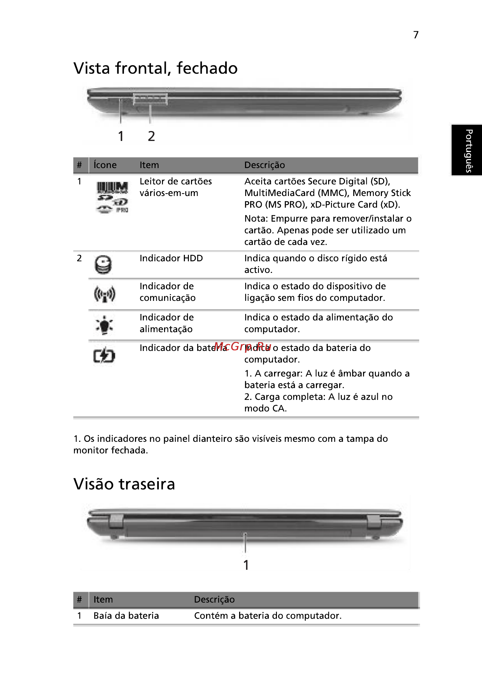 Acer 5750G-2314G50Mnkk [63/320] Visao traseira