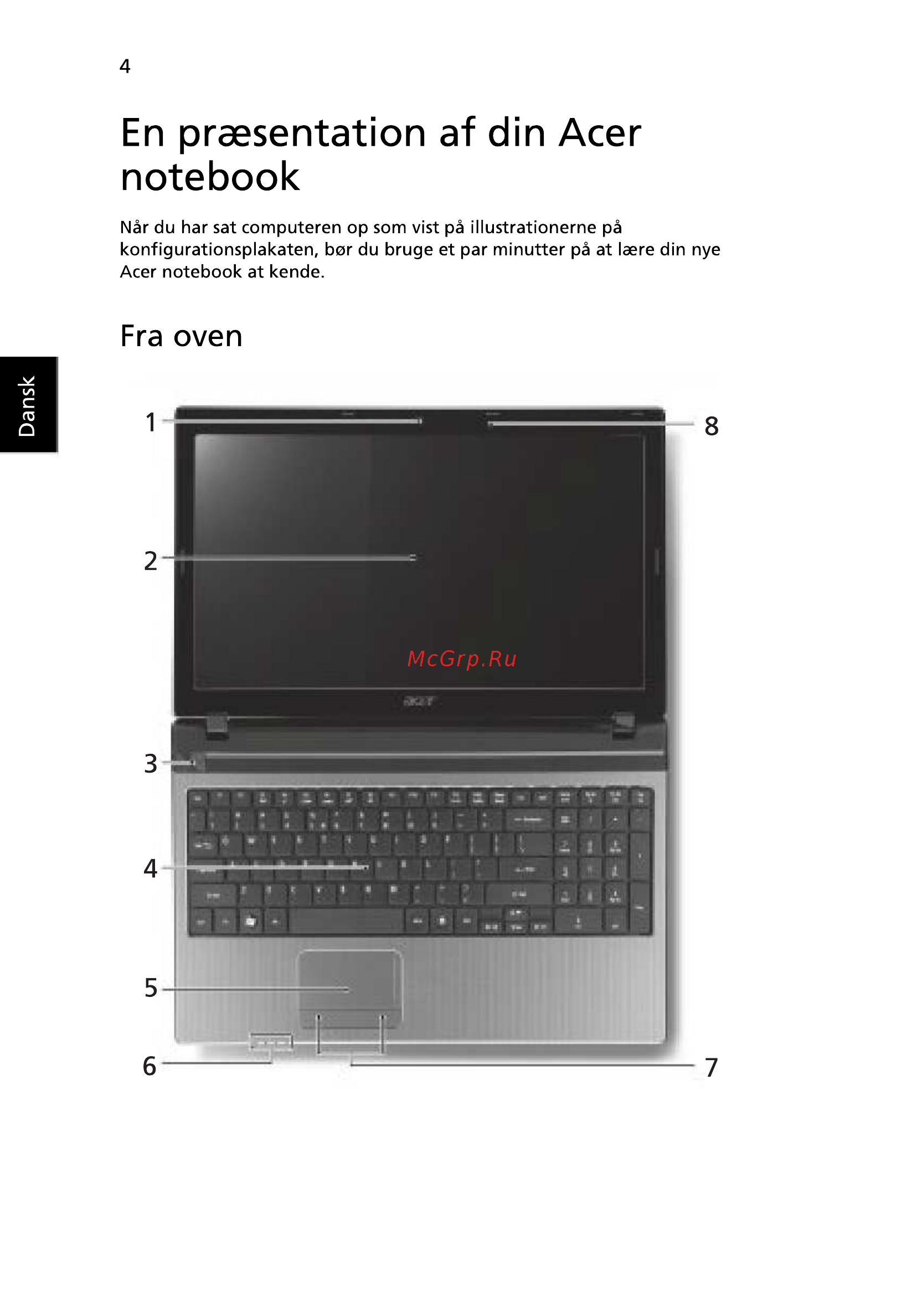 Acer 5750G-2314G50Mnkk [90/320] En præsentation af din acer notebook