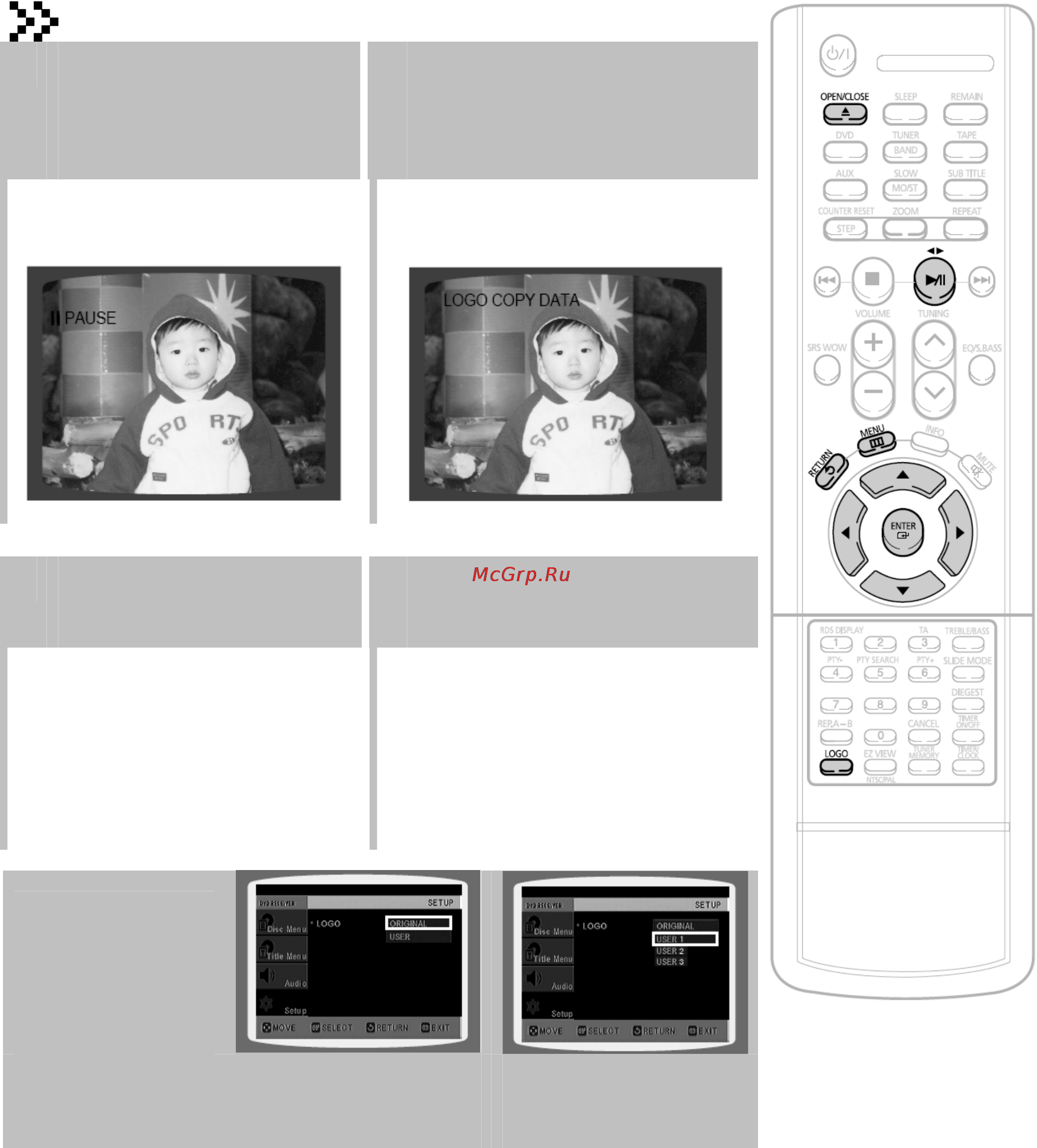 Samsung MM-DJ8 [38/64] Установка фонового рисунка