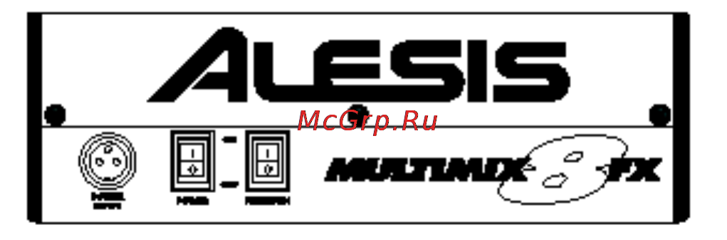 Alesis MULTIMIX 8USB [16/27] Ïåðåêëþ àòåëü 2tk to ctrl room