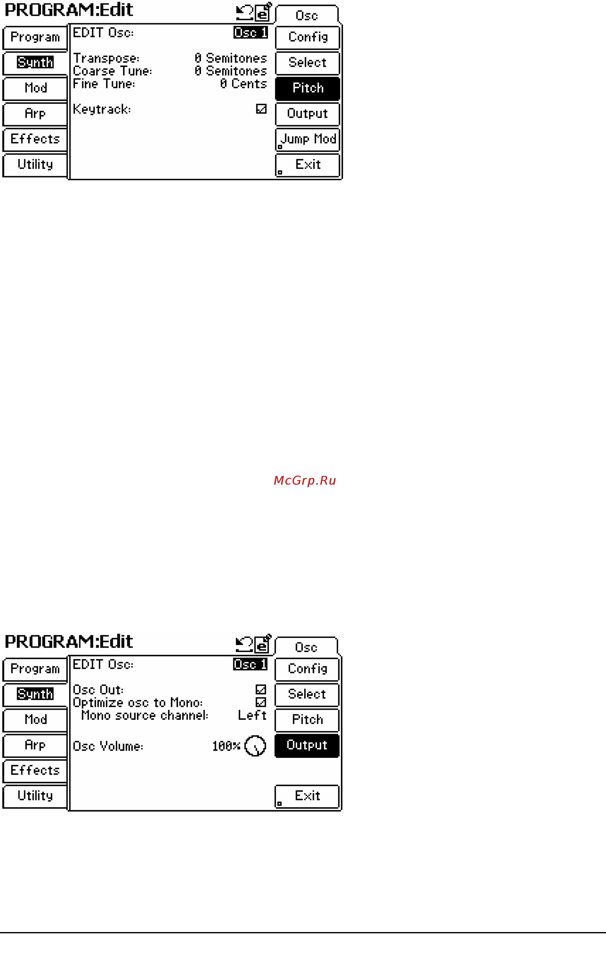 Alesis FUSION 6HD [25/163] Program edit 2etj