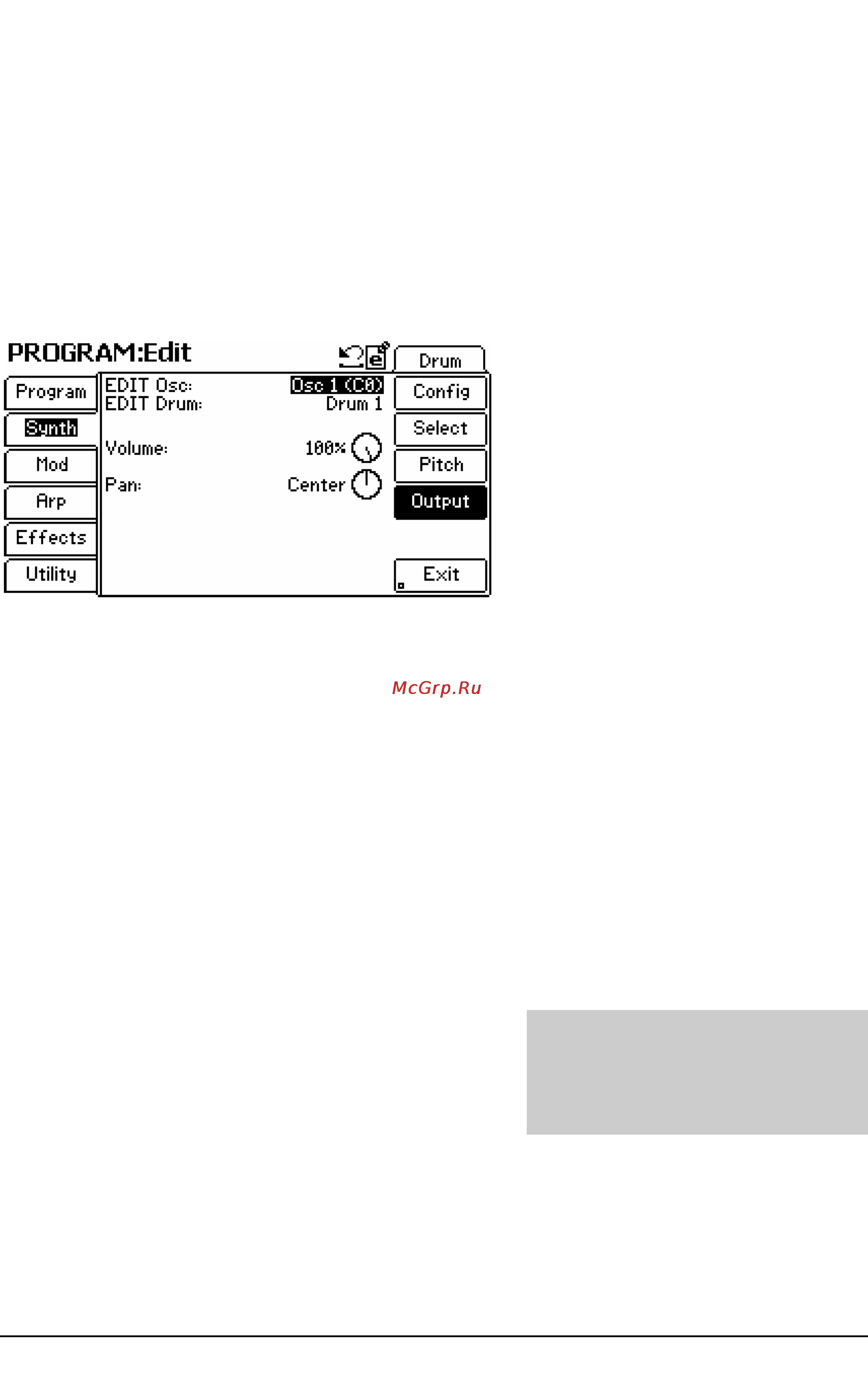 Alesis FUSION 8HD [32/163] Program edit___________