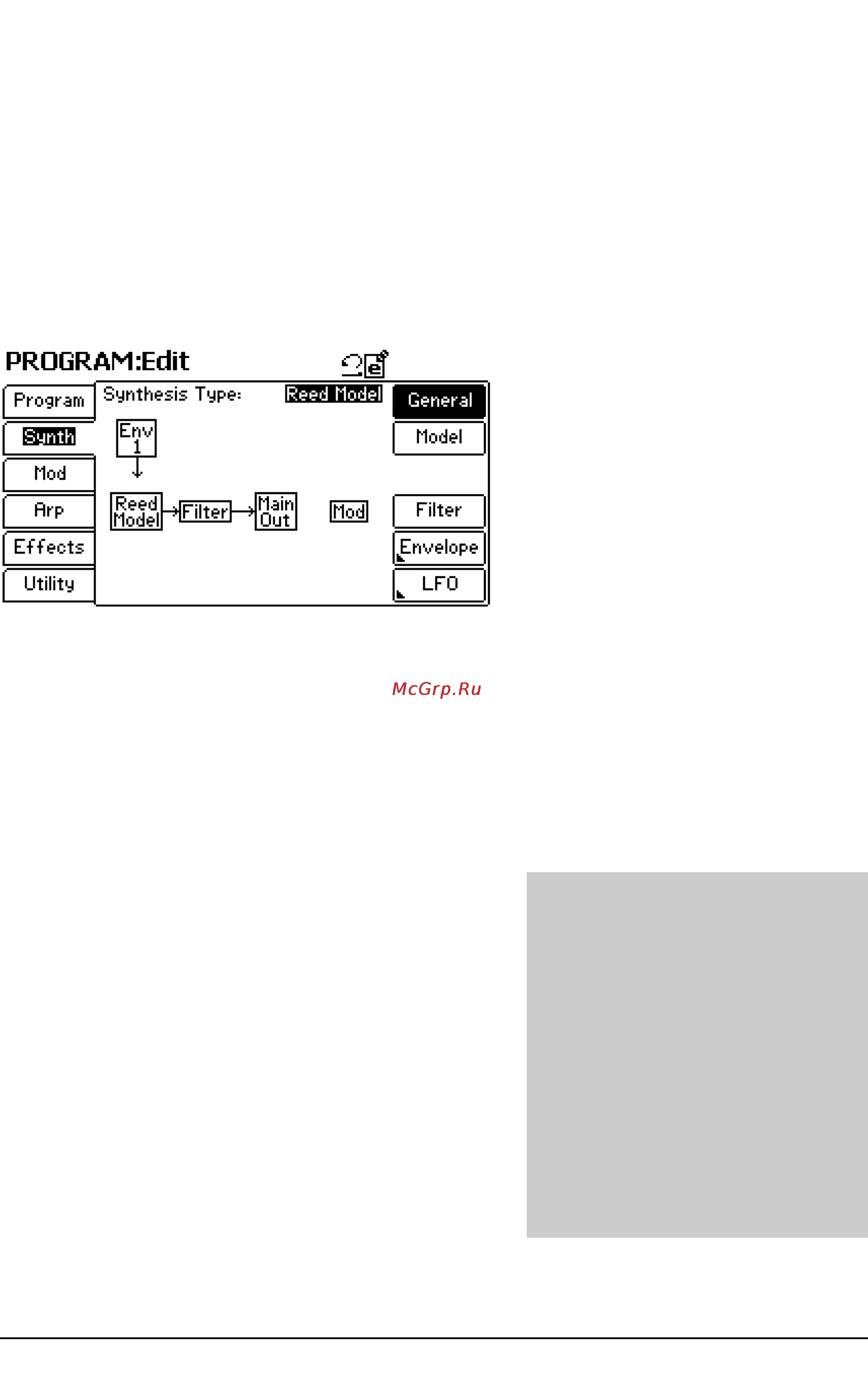 Alesis FUSION 8HD [40/163] Program edit