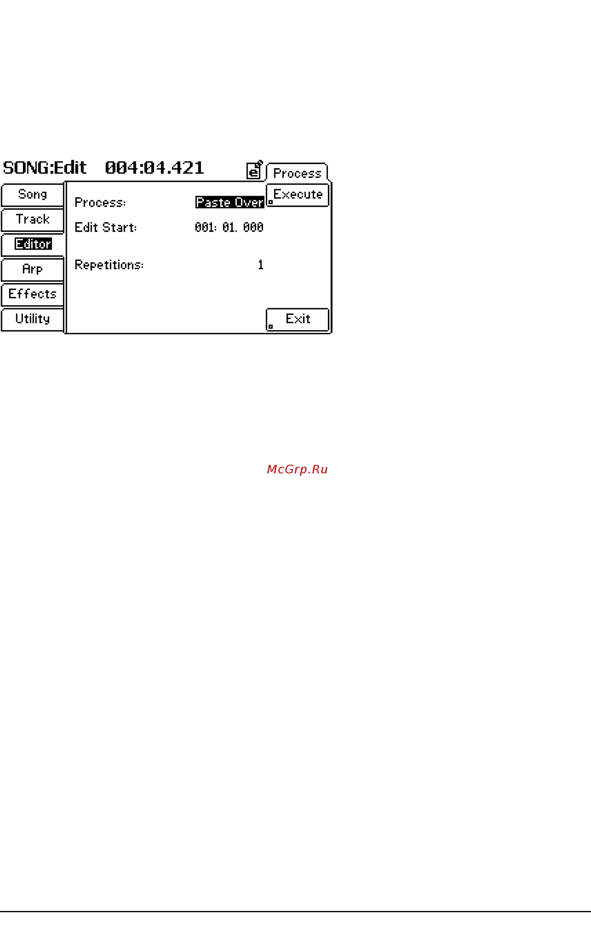 Alesis FUSION 8HD [80/163] Song edit0emt0j