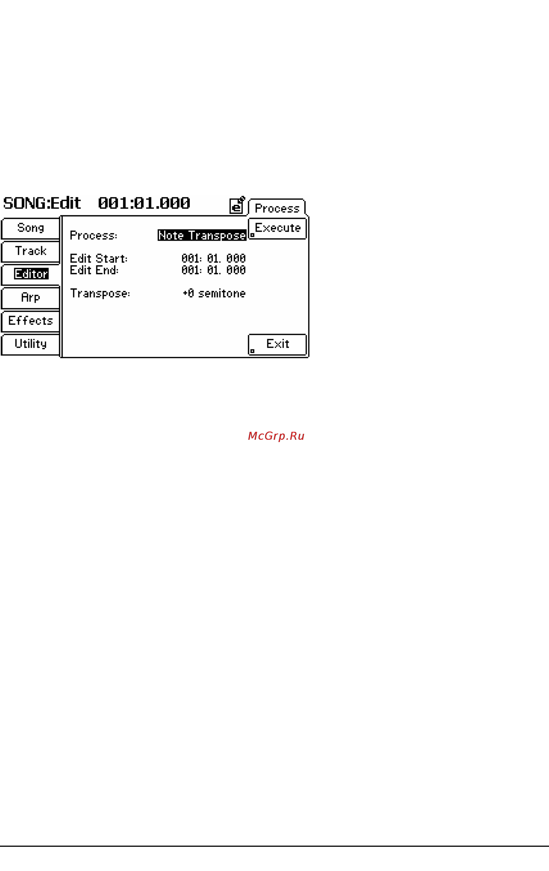 Alesis FUSION 8HD [83/163] Song edit вв1 в1 ввв