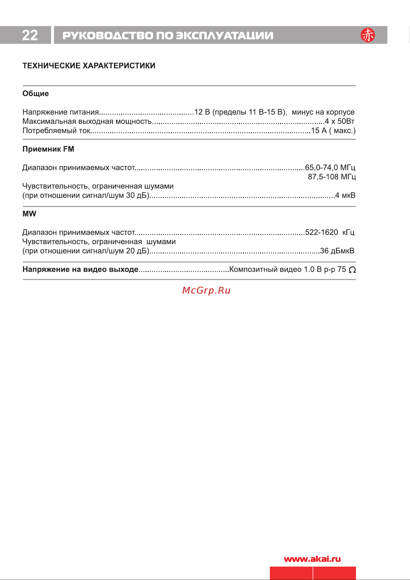 Akai ADV-63DR BL [24/24] I руководство по эксплуатации