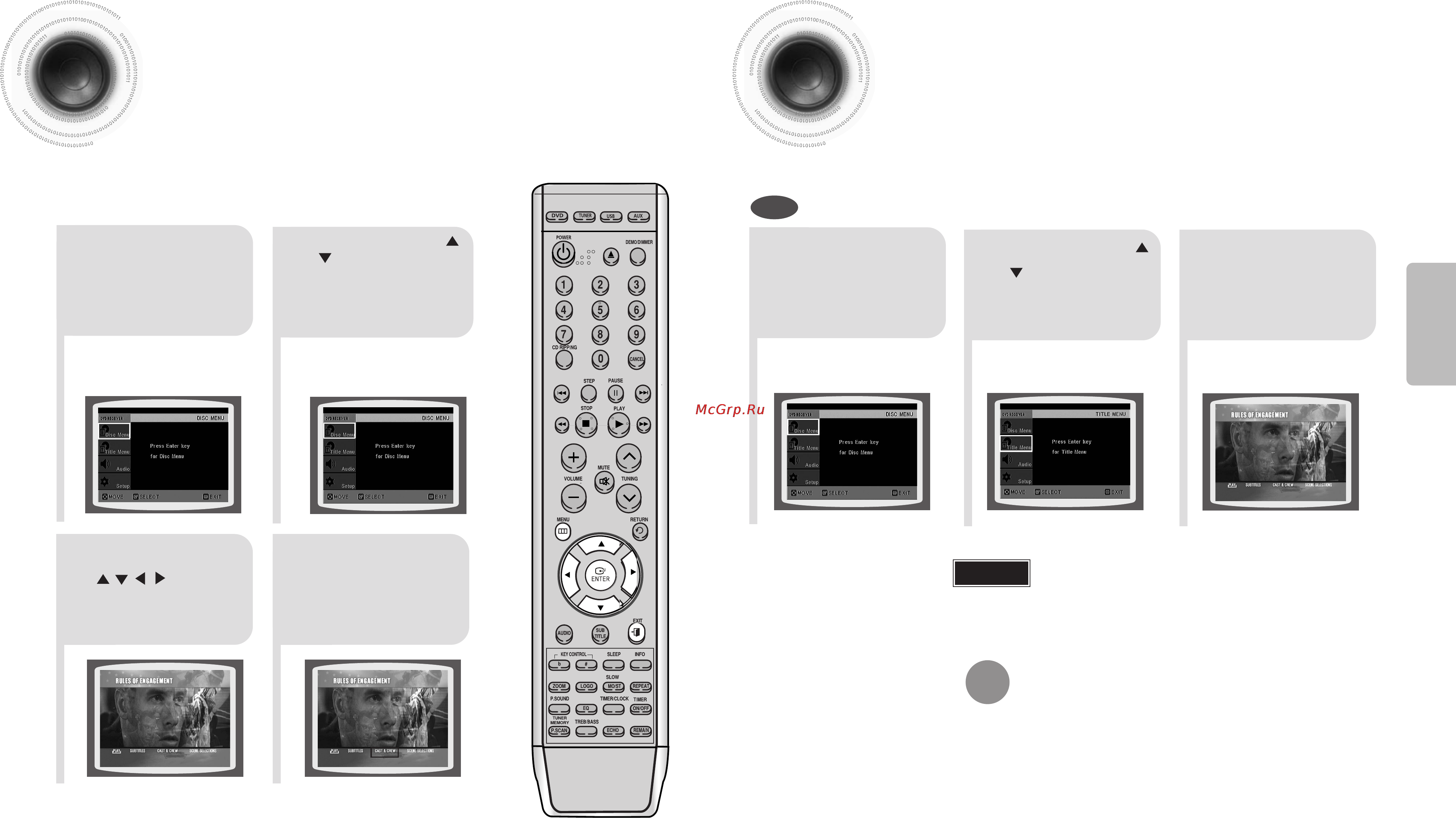 Samsung MM-DA25 [17/32] Использование меню диска