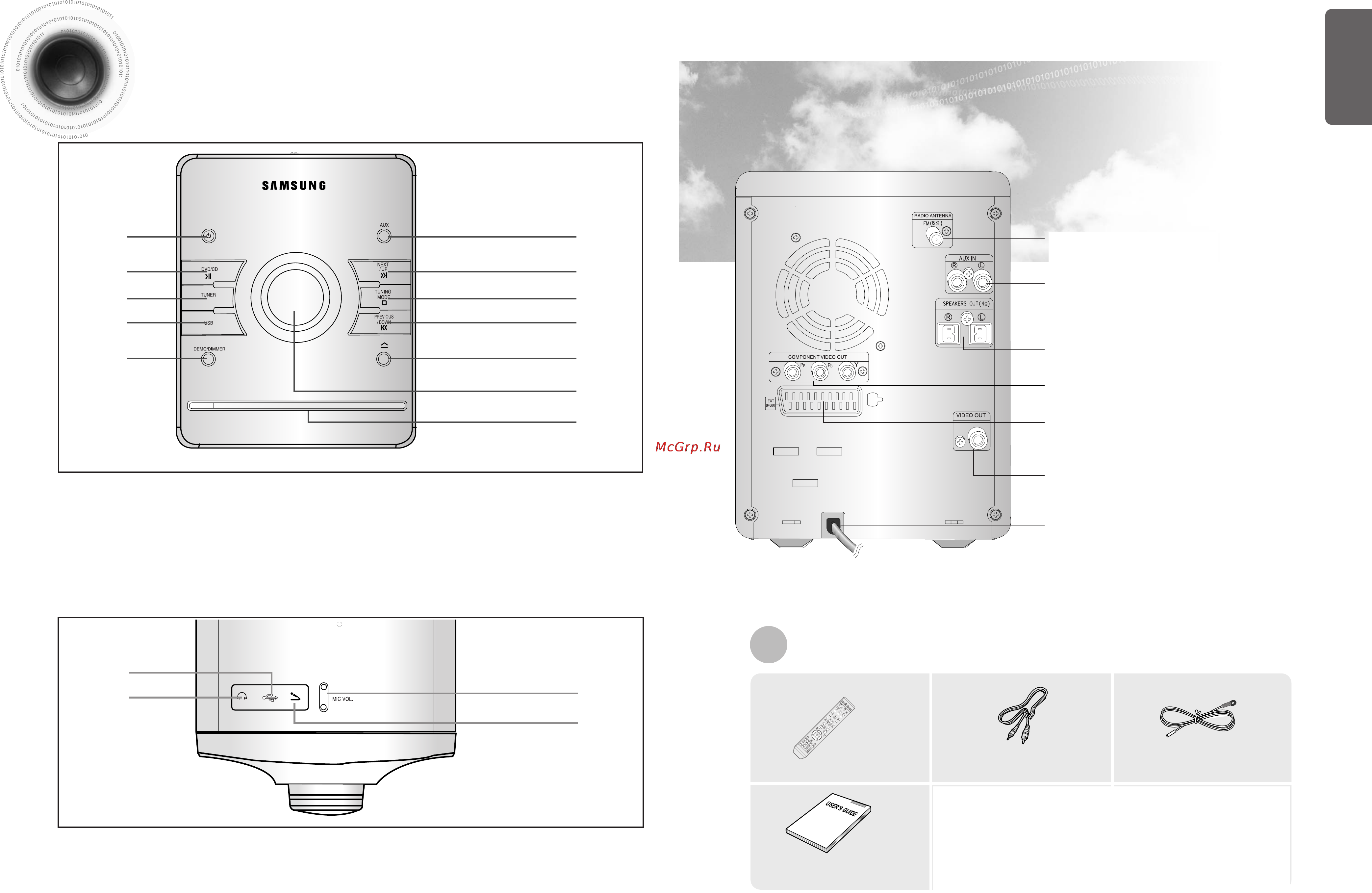 Samsung MM-DA25 [4/32] Описание