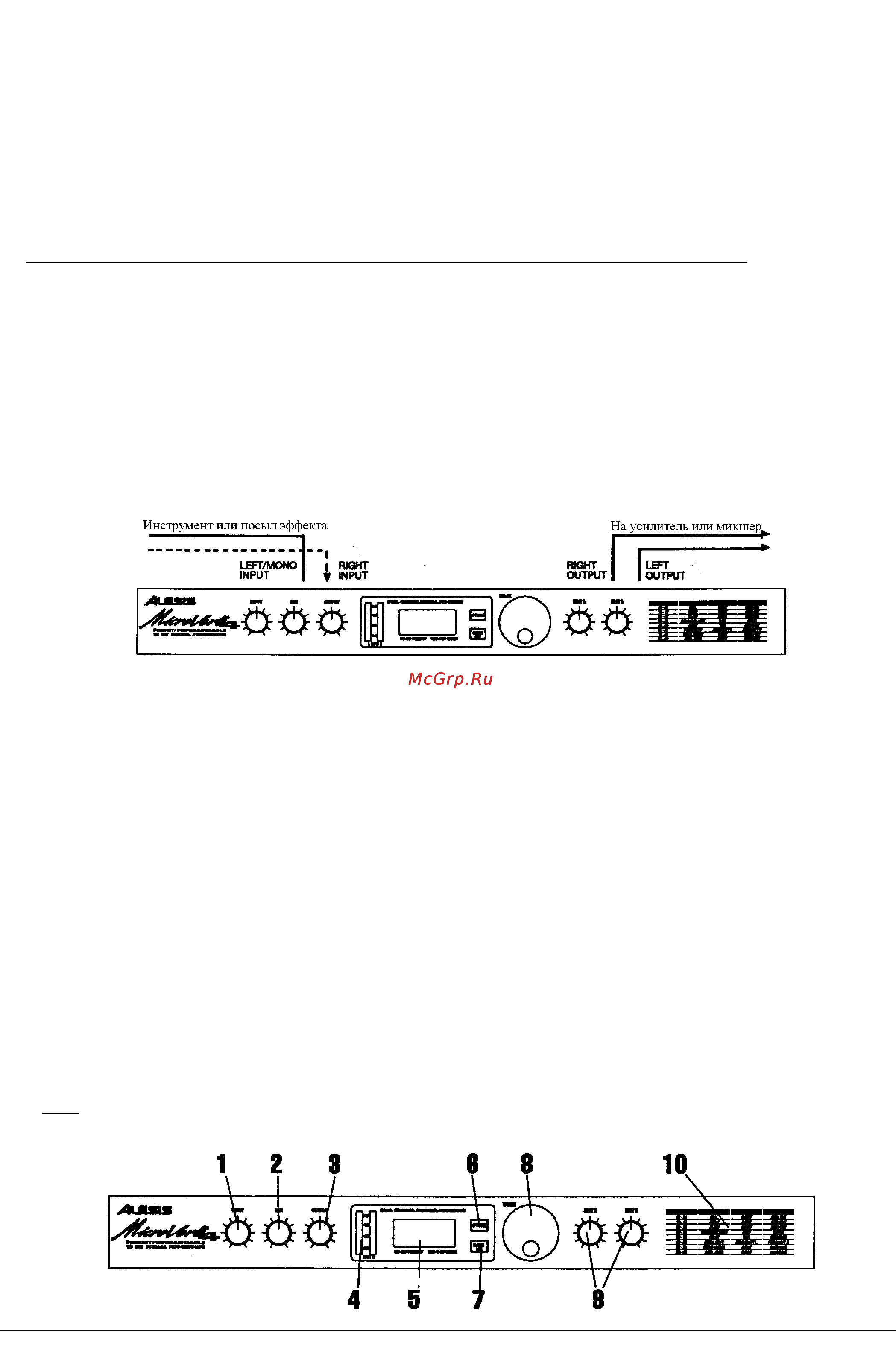 Alesis MICROVERB 4 [3/17] Включение питания